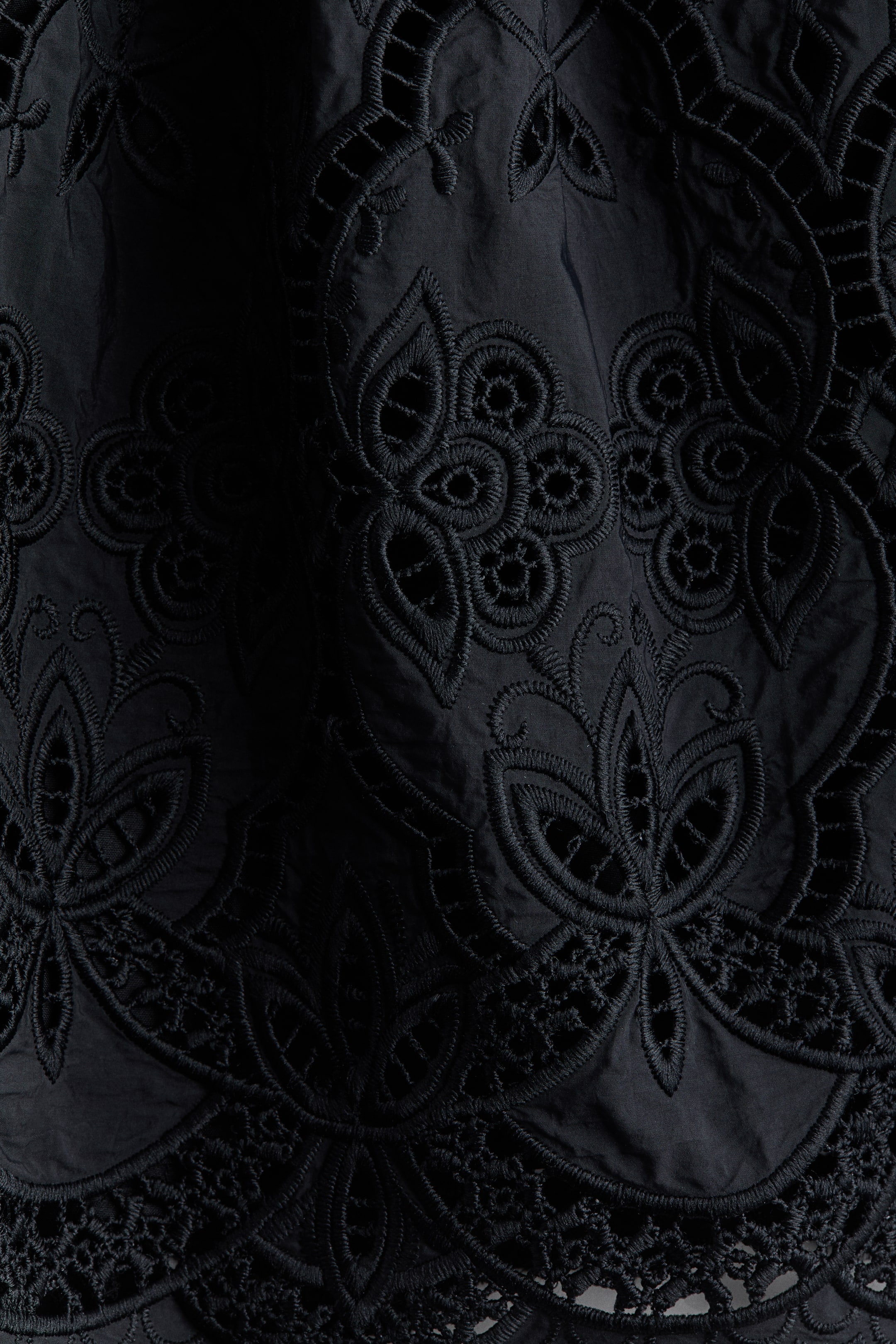 Женские юбки H&M Eyelet-Embroidered Drawstring Skirt — фото 3