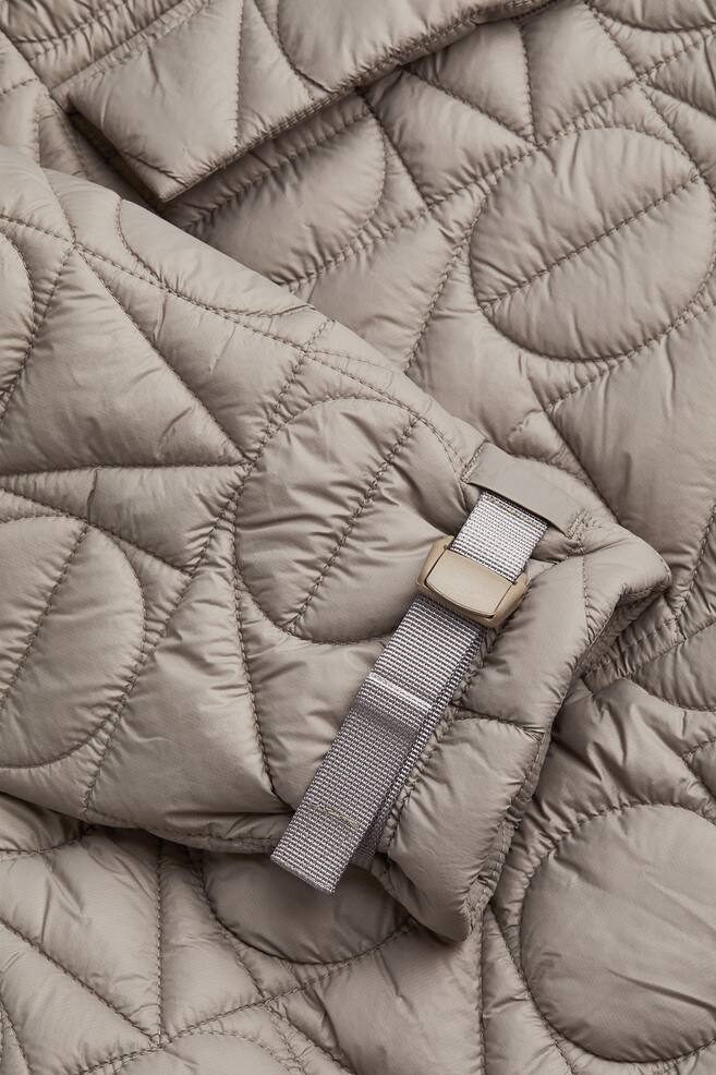H&M+ THERMOLITE® quilted popover jacket - Beige - 7