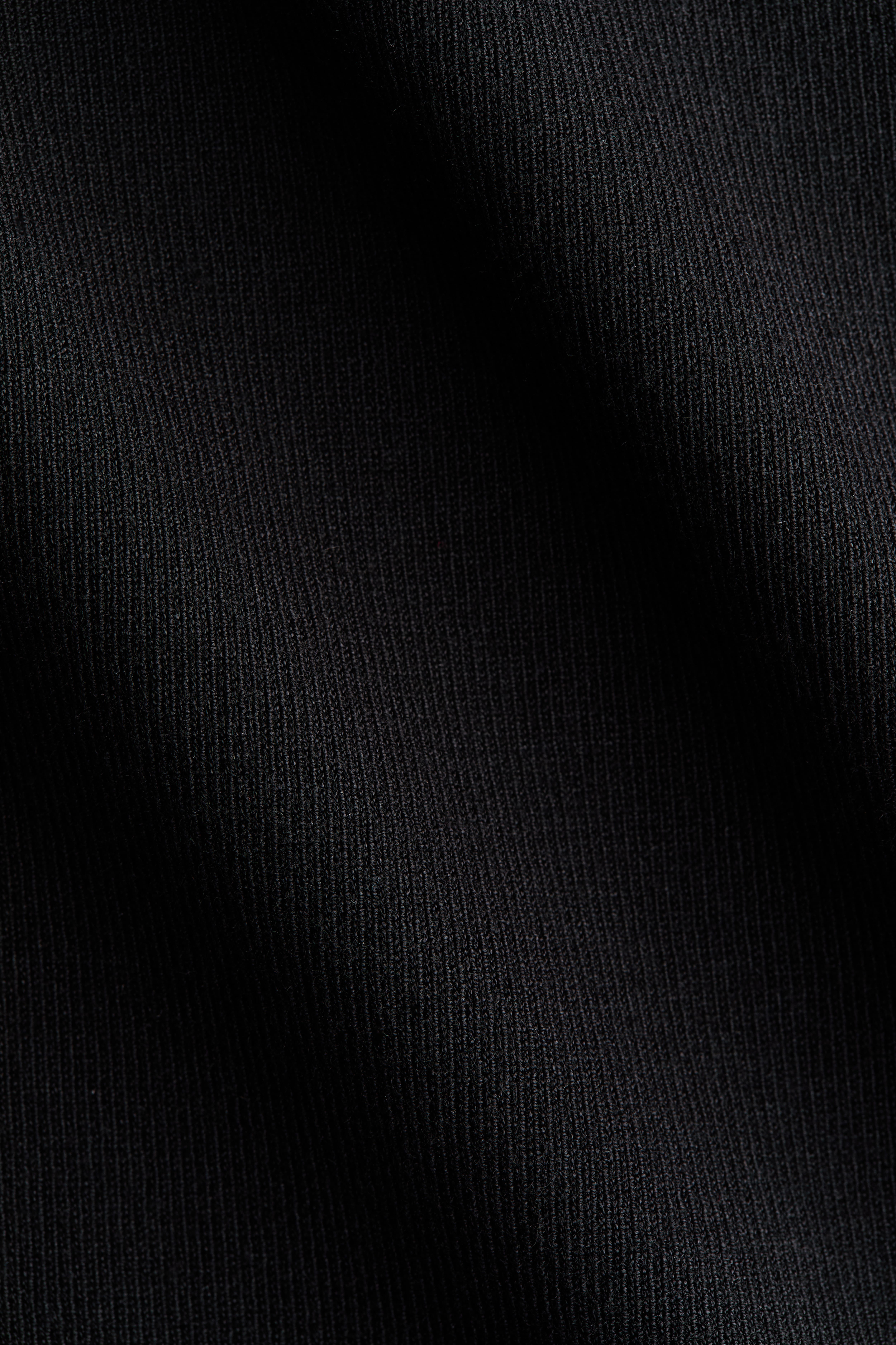 Fine-Knit Silk-Blend Mock Turtleneck Dress