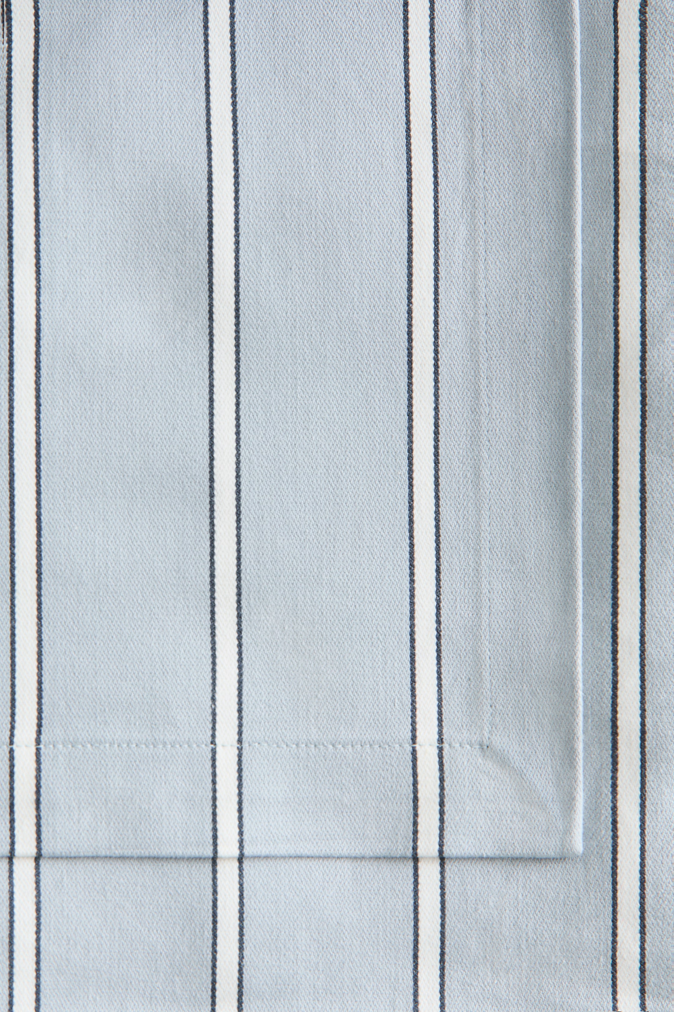 Striped Cotton Sateen Tablecloth