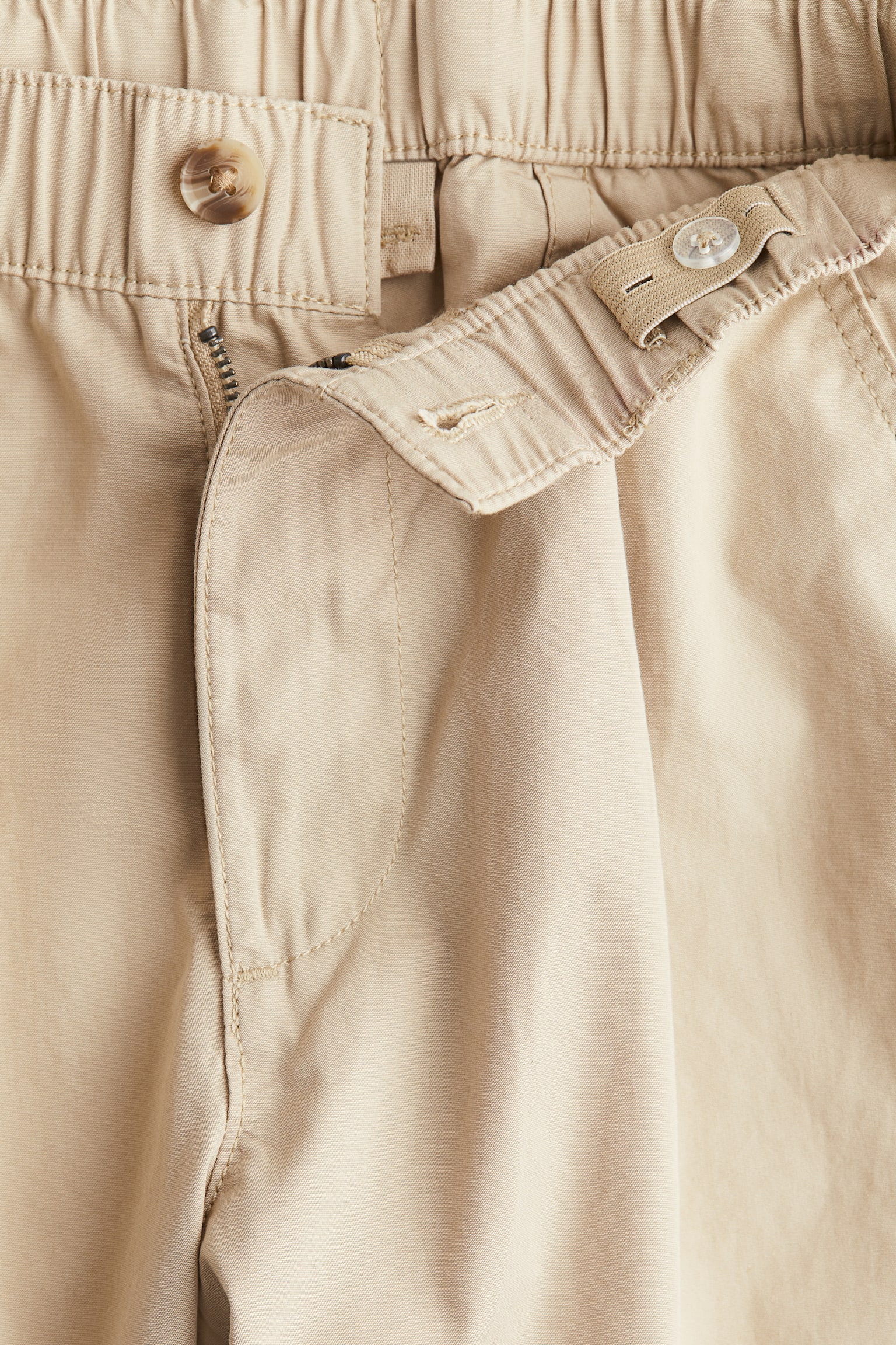 Relaxed Fit Chinos - Beige/Black - 2