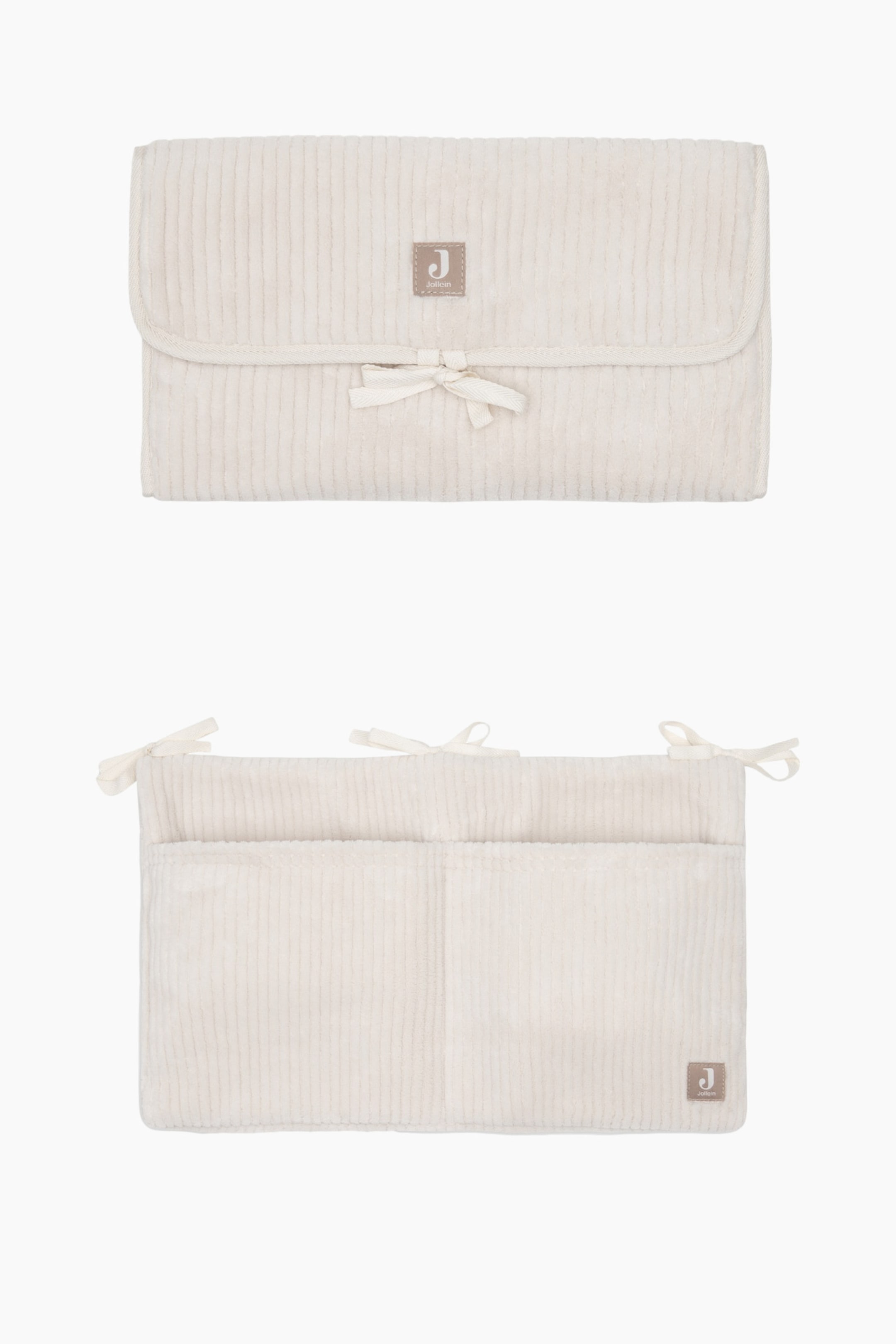 Größeres Bild anzeigen: Bettaufbewahrungstasche & Wickelunterlage - Cloudy Rib - Jollein - Home All | H&M AT 1