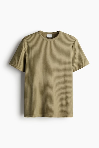 レギュラーフィット ワッフルTシャツ