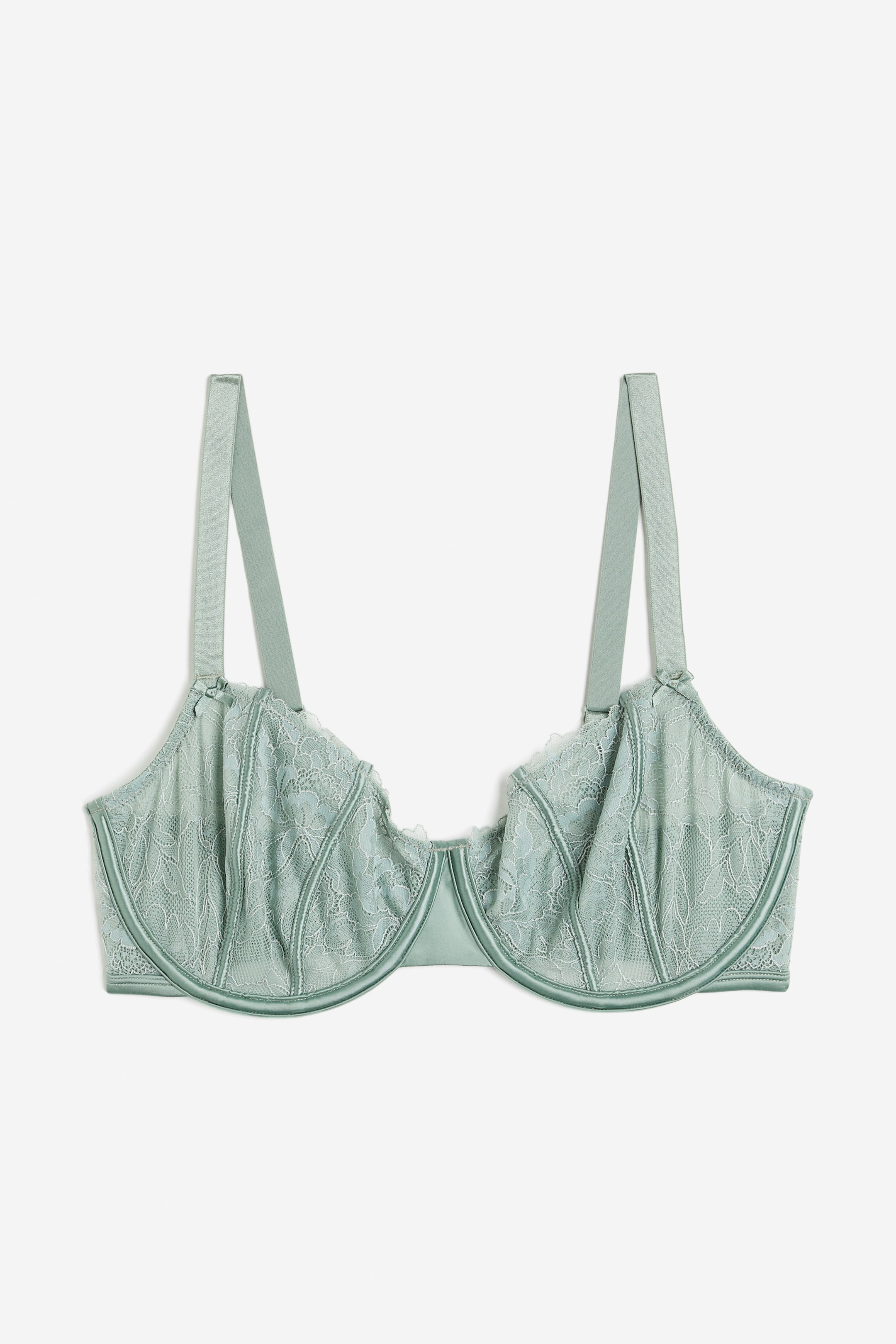 Non-padded Underwire Lace Bra