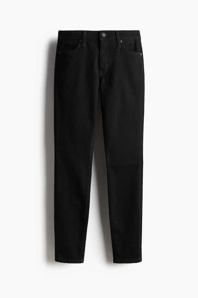 Skinny Regular Ankle Jeans - Schwarz - 1