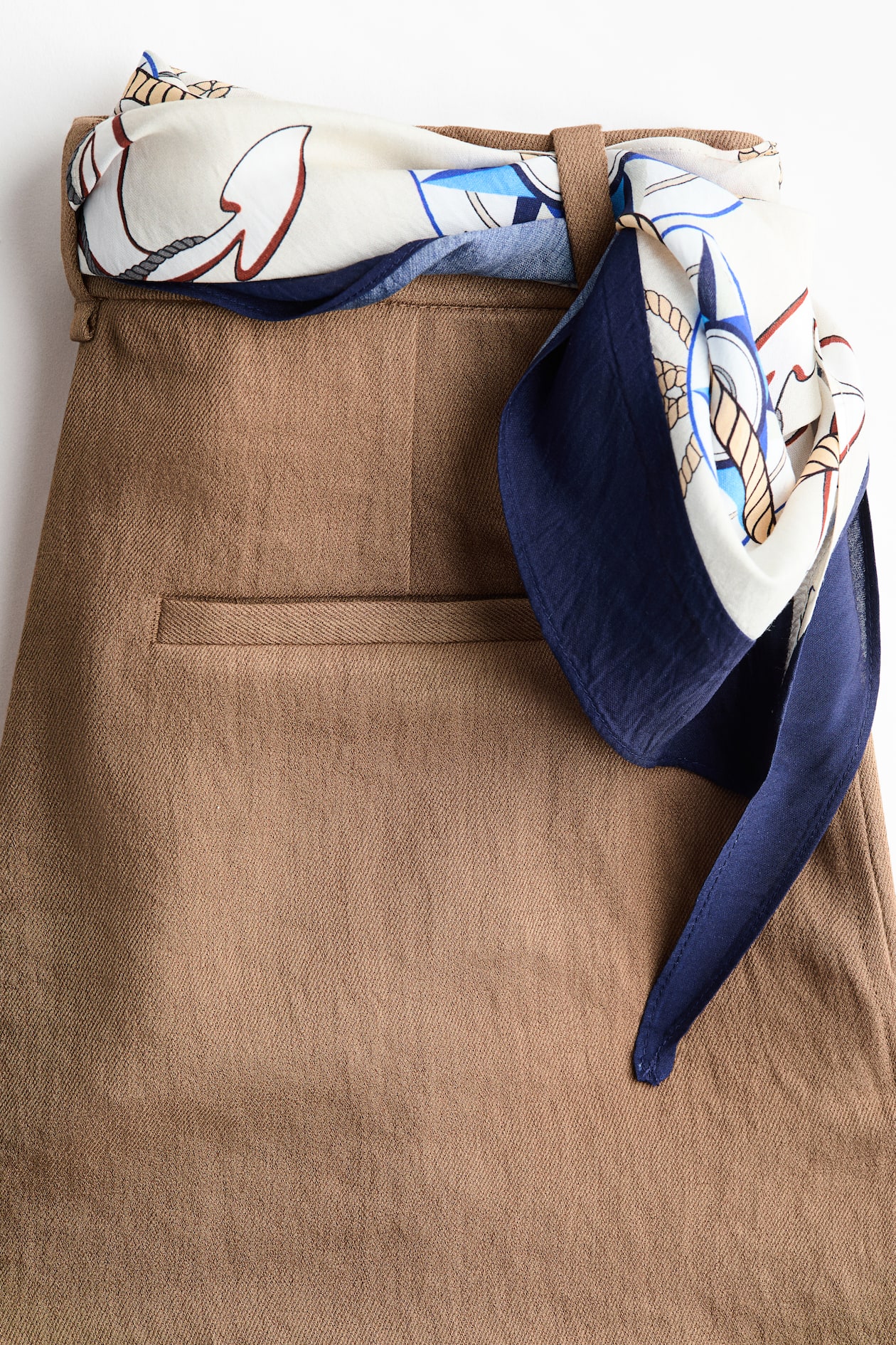 Scarf-Detail Shorts - image 3