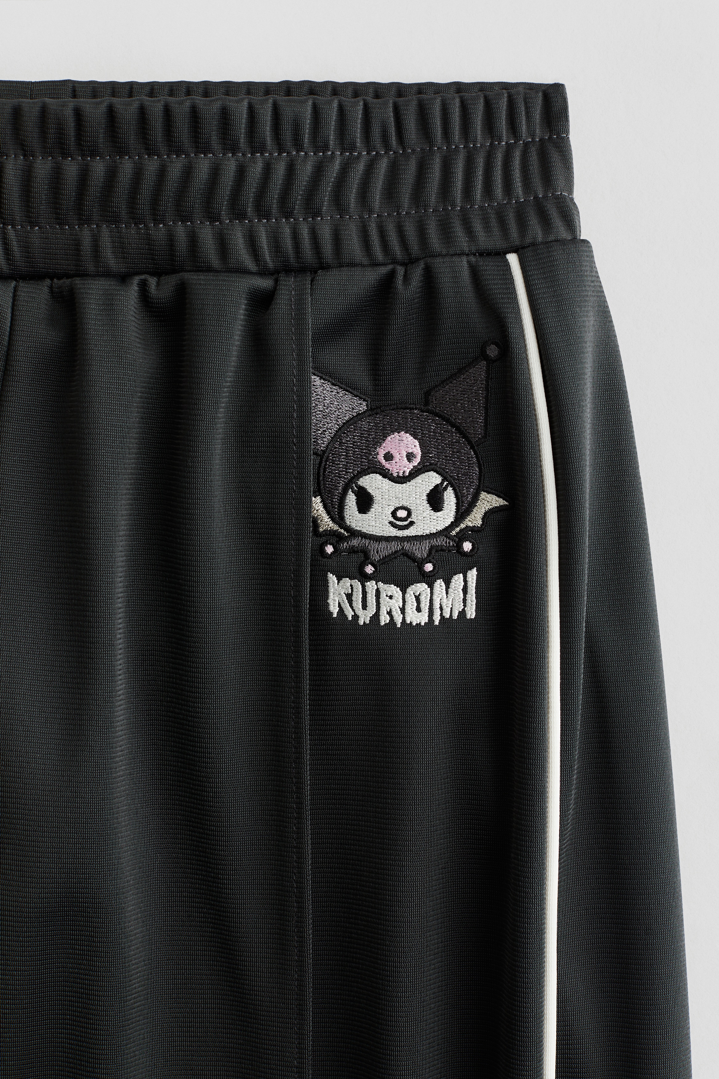 Dark grey/Kuromi Wide-leg track pants for kids | H&M