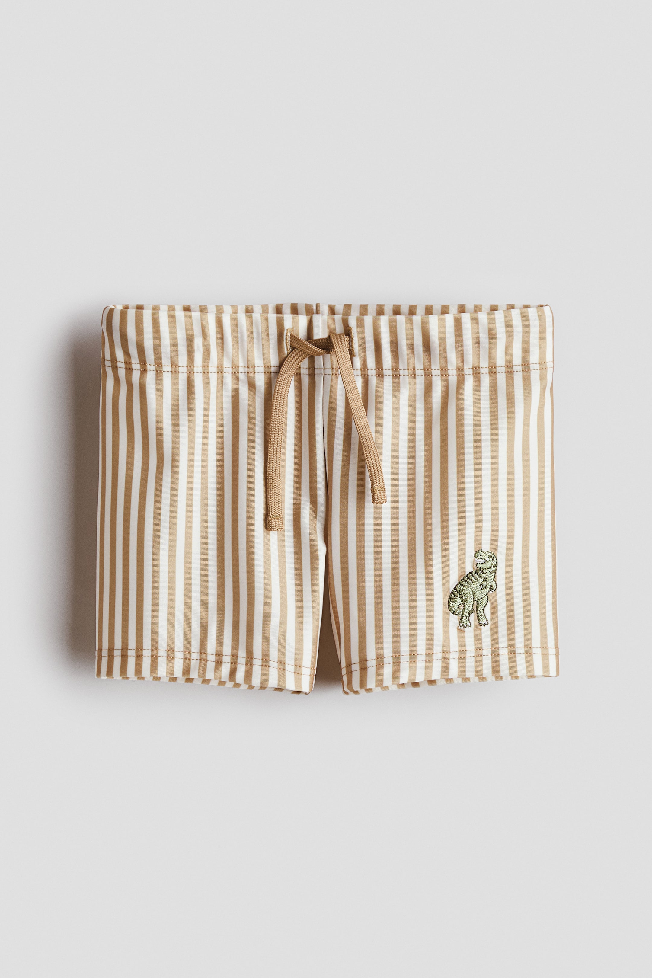 View larger image: Embroidery-motif swimming trunks - Beige/T-Rex - Kids | H&M HK 1