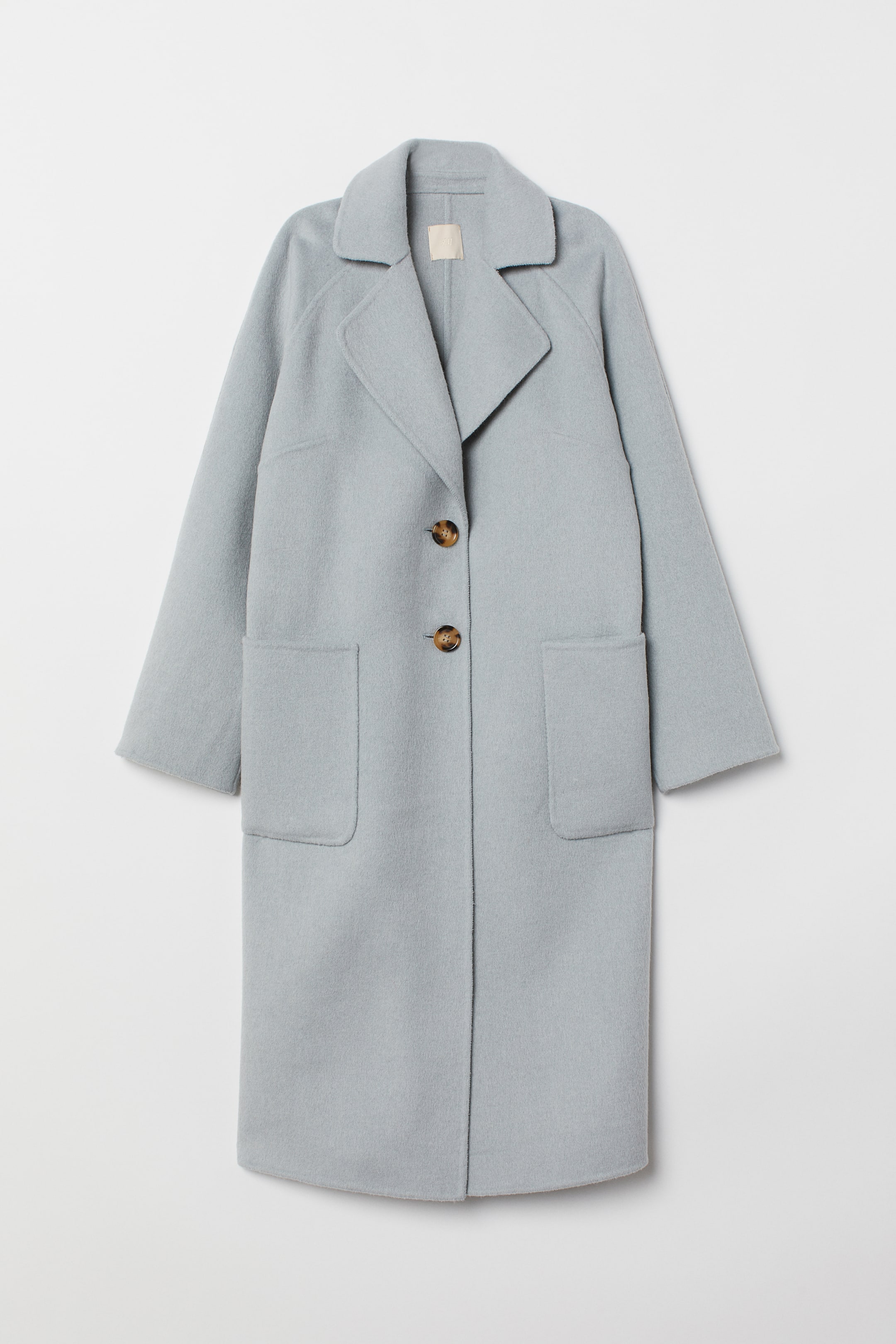 View larger image: Wool-blend coat - Light blue - Ladies | H&M IE 1