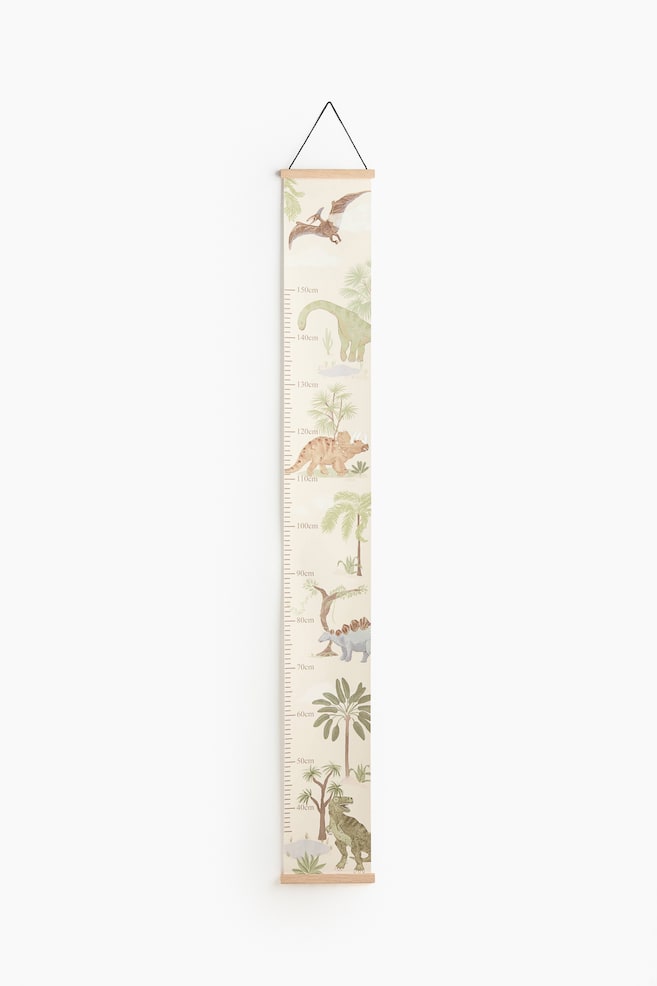 Medidor de estatura - Beige claro/Dinosaurios/Blanco/Jirafa - 1