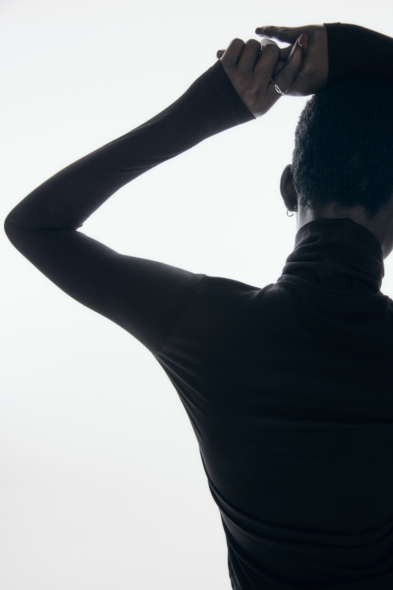 Ribbed Turtleneck Shirt - image 3