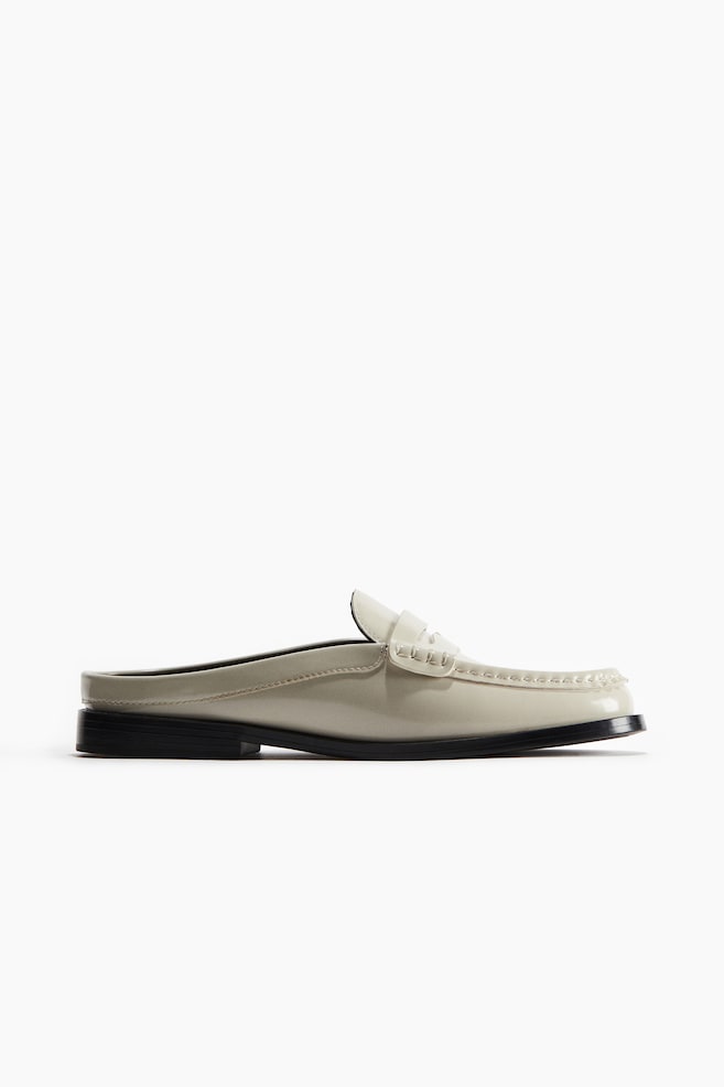 Loafer mules - Light beige - 1