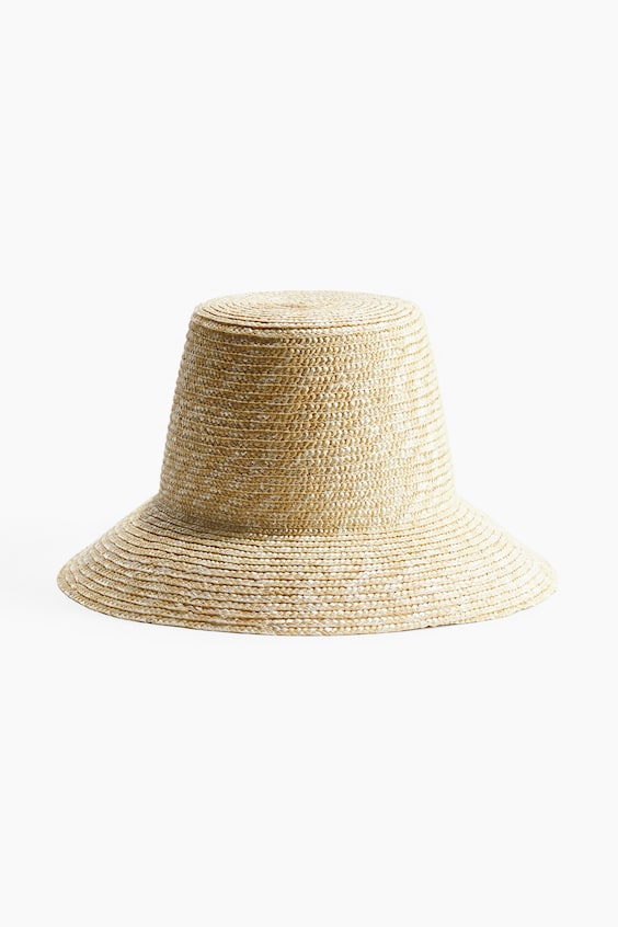 Женская соломенная шляпа H&M Straw Bucket Hat