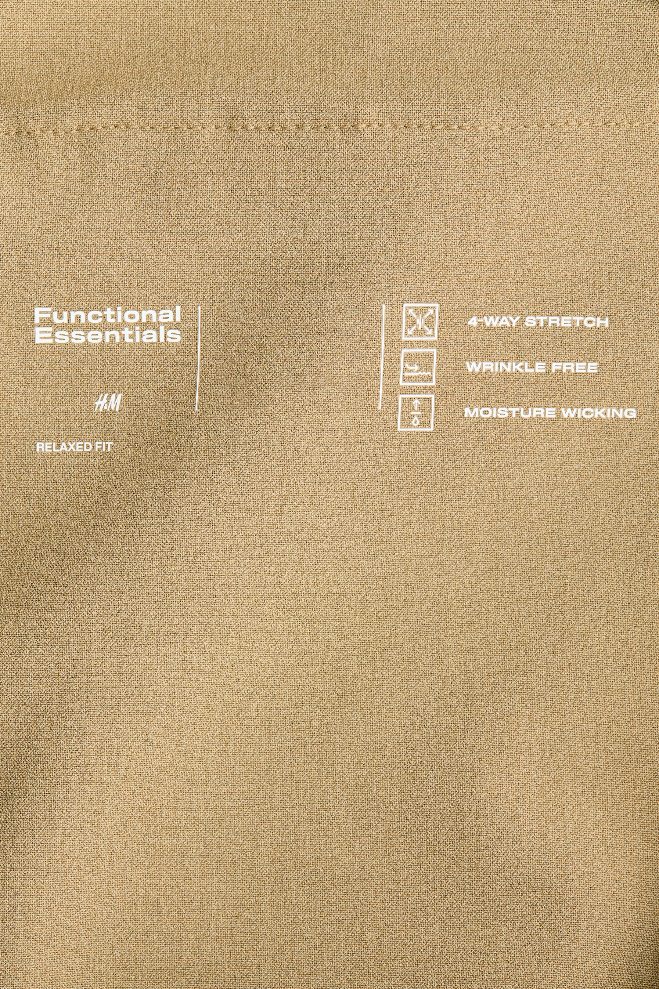 Мужские брюки H&M Four-Way Stretch Wide-Cut Pull-On Pants — фото 3
