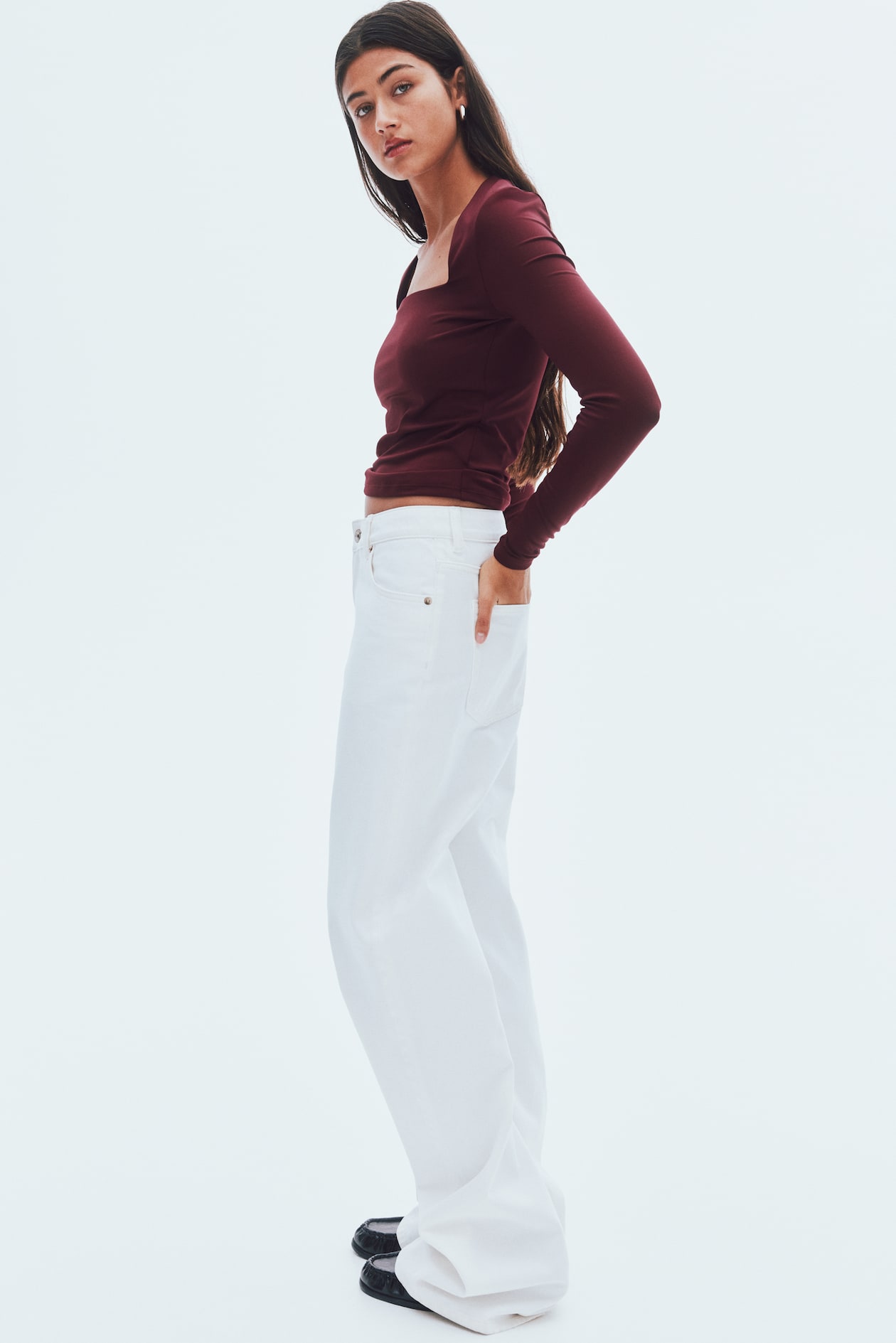 Long-Sleeved Microfiber Top - image 2