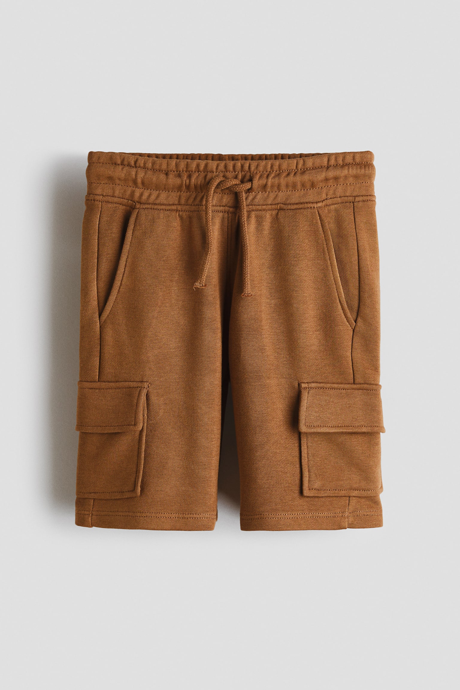 Cargo Sweatshorts - Light brown/Navy blue