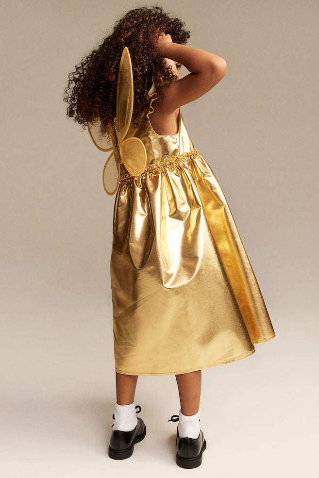 Winged fancy dress costume - Gold-coloured - 5