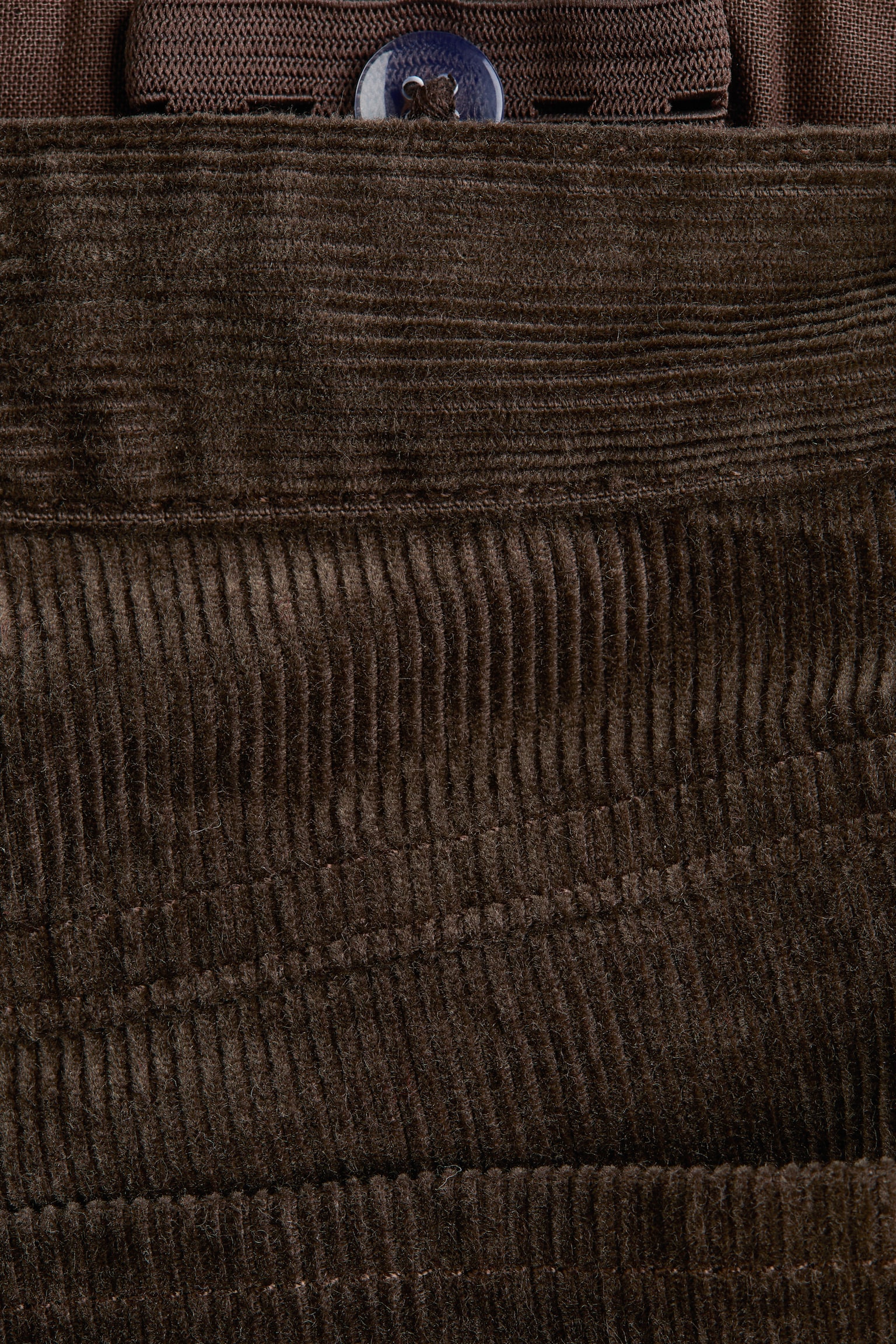 Детские брюки H&M Relaxed-Fit Corduroy, цвет: Тёмный коричневый — фото 6