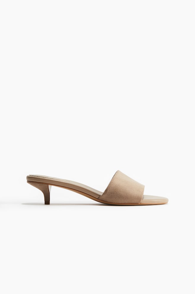 Hohe Sandaletten - Beige - 1