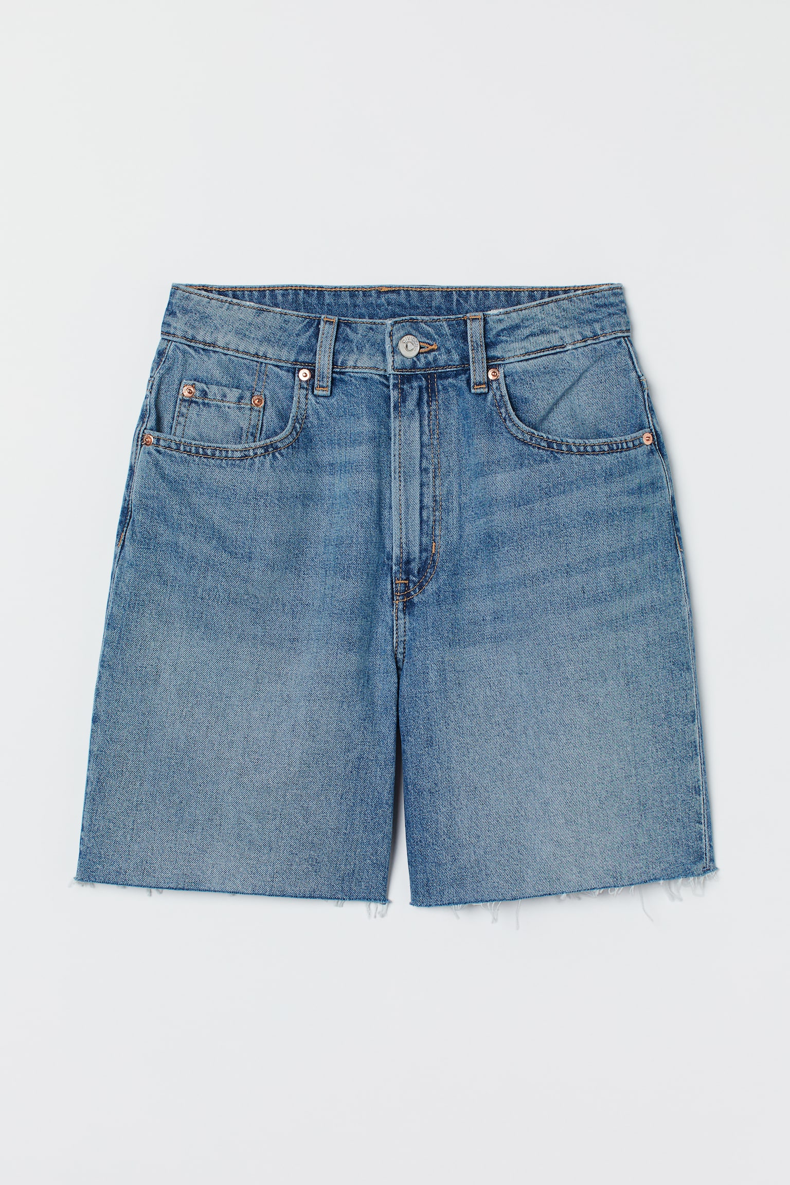 Denim Bermuda shorts - Denim blue