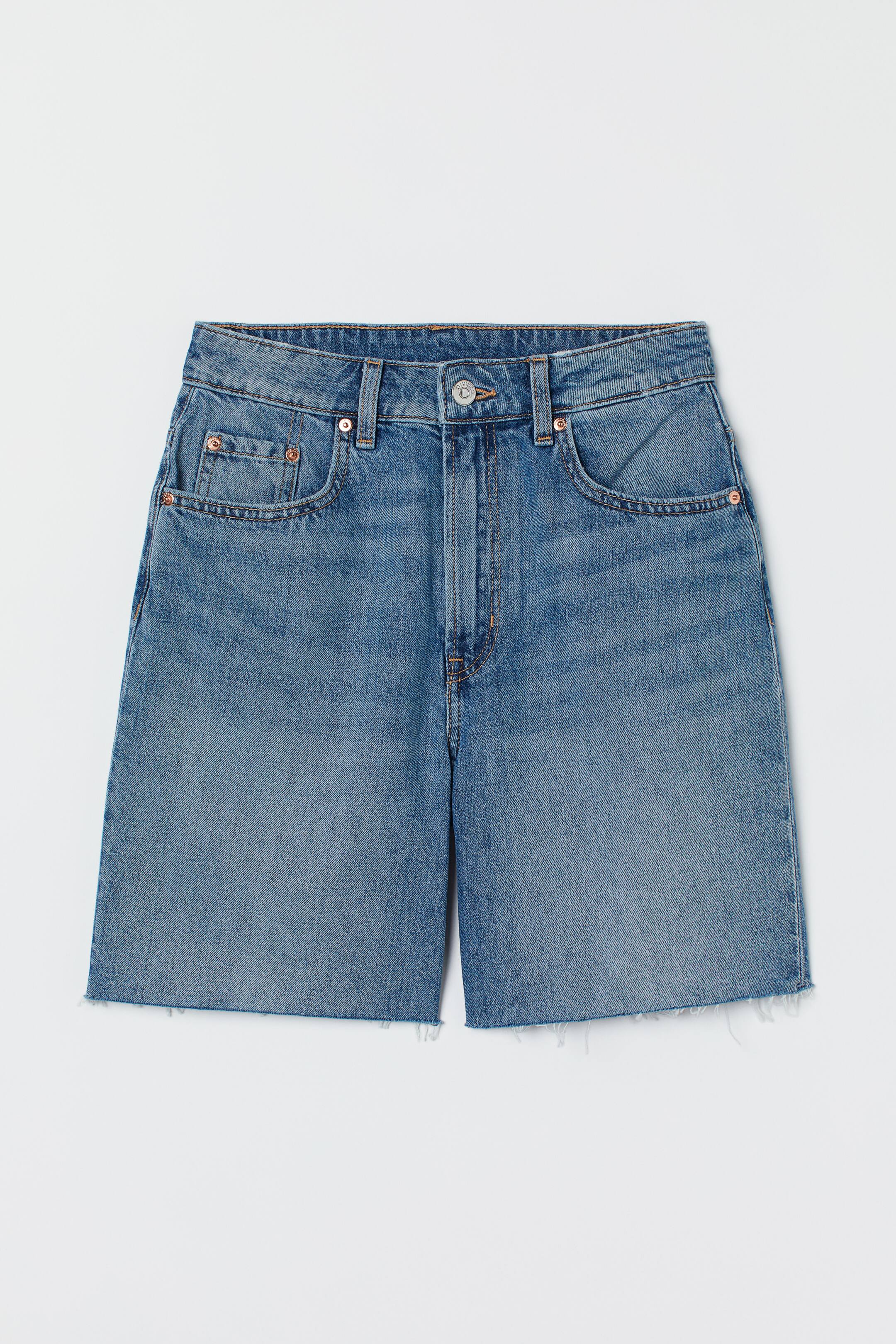 View larger image: Denim Bermuda shorts - Denim blue - Ladies | H&M IN 1
