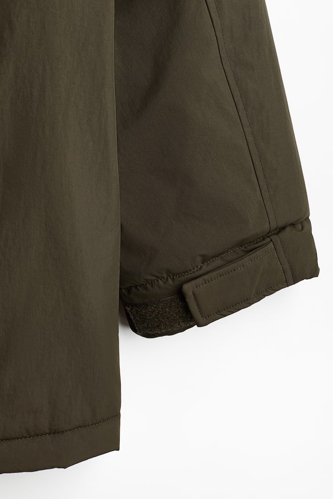 Water-Repellent Padded Parka - Dark khaki green - 3