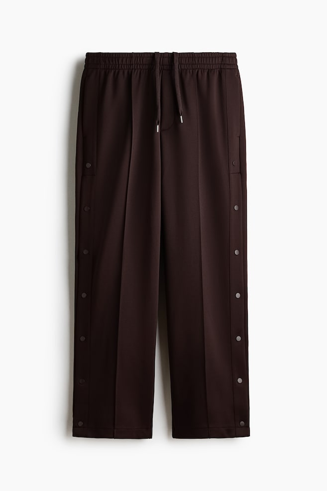 Relaxed-Fit Joggers - Dark brown/Black - 1