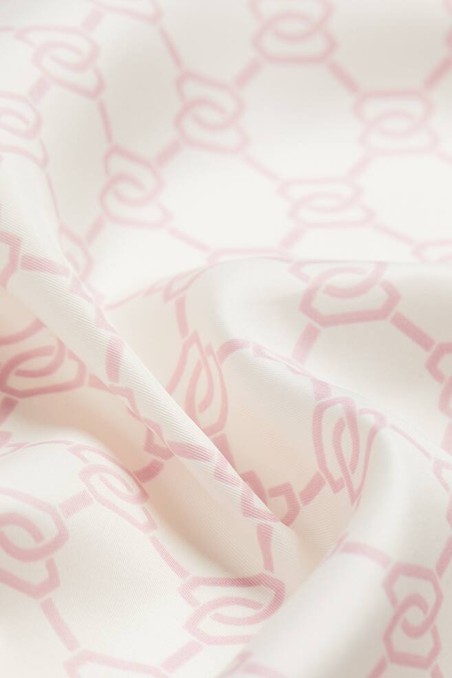 Satin scarf - Light pink/Patterned/Beige/Pattern/Beige/Leopard print/Cream/Black/dc - 3