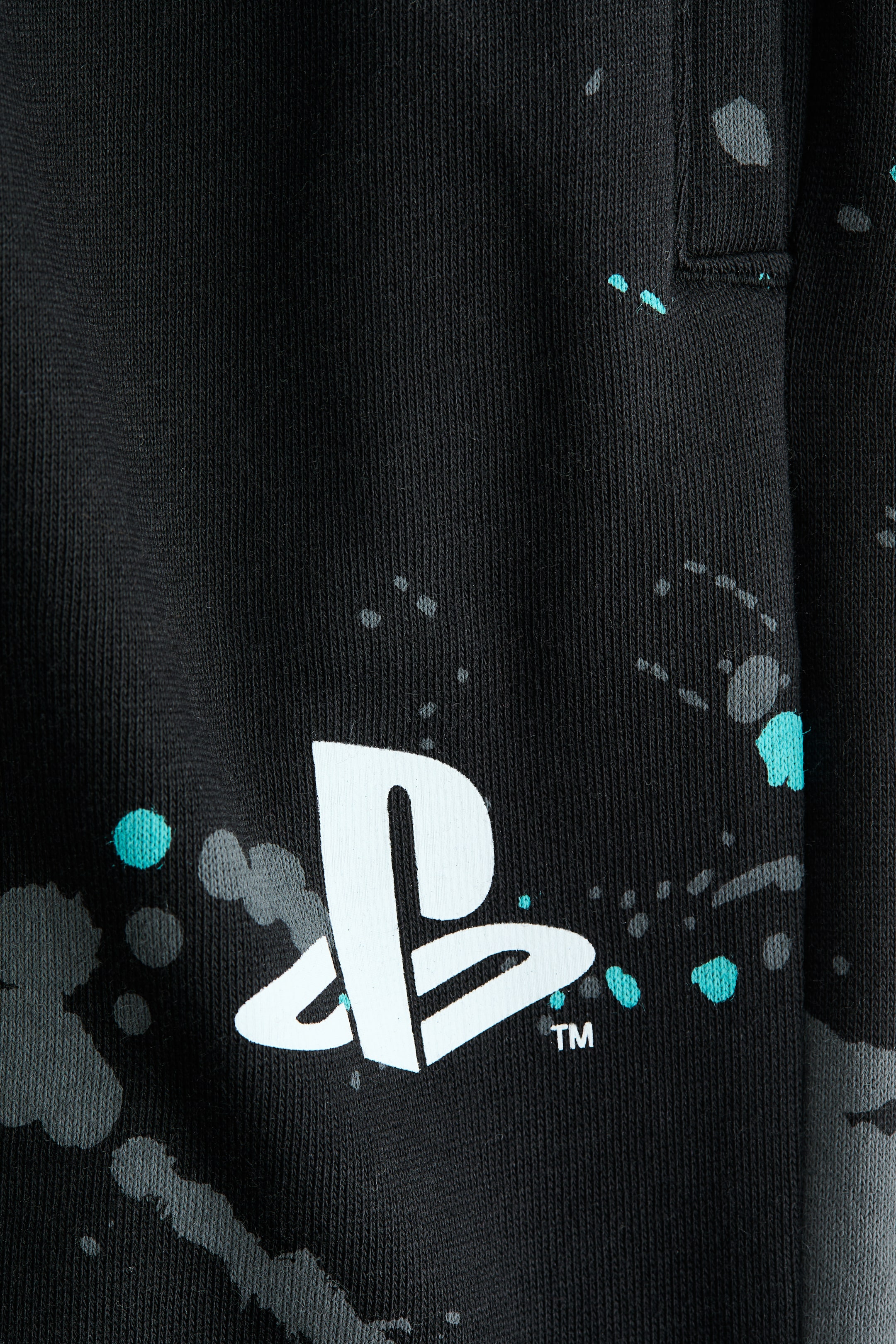 Größeres Bild anzeigen: Bedruckte Joggpants mit angerauter Innenseite - Schwarz/PlayStation - Kids | H&M AT 2