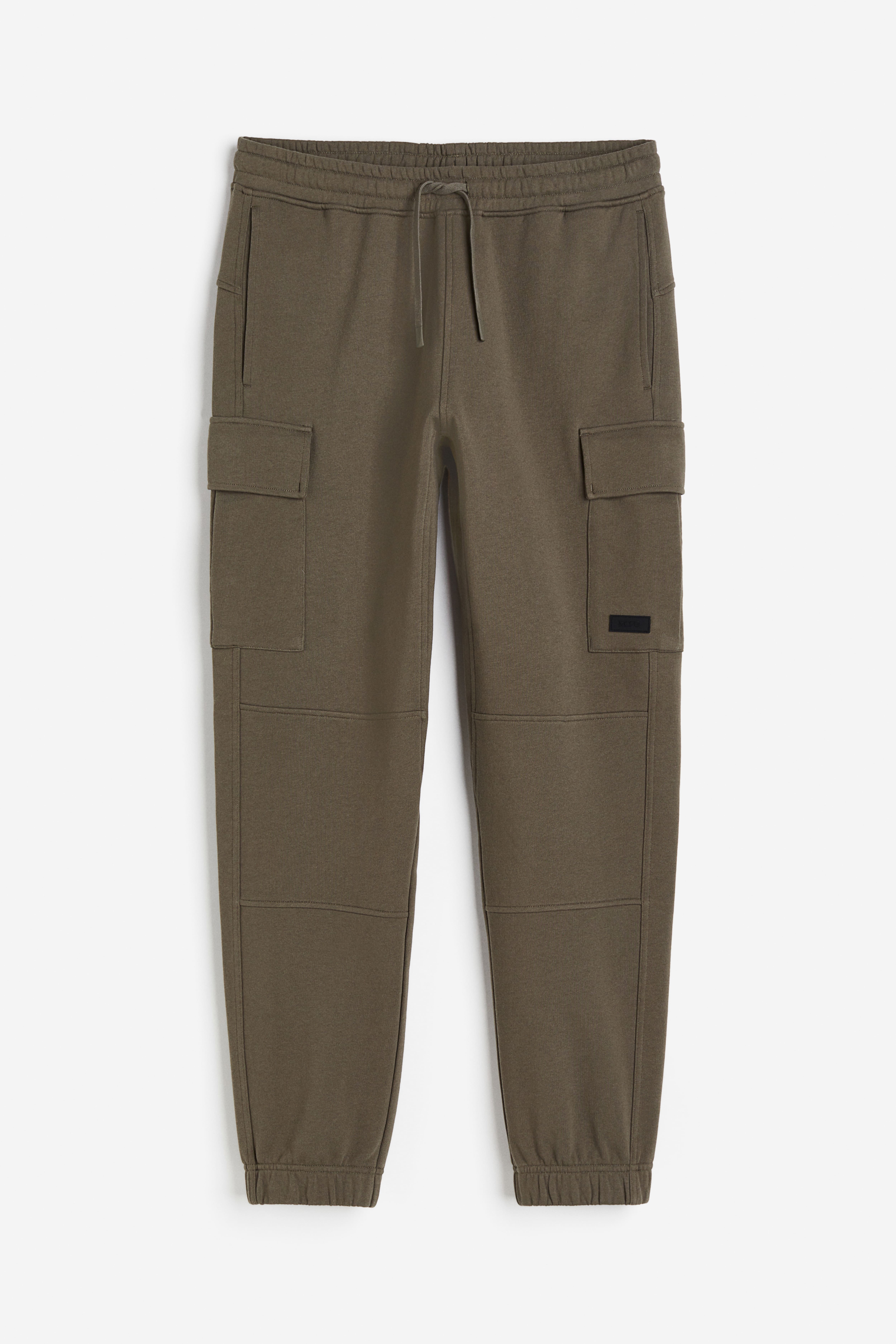 Regular Fit Cotton cargo joggers in DryMove Khaki green Men H M GB