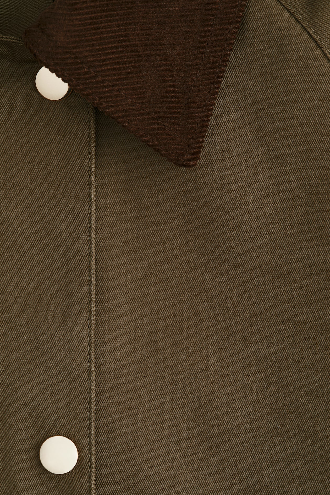 Jacket with Corduroy Collar - image 3
