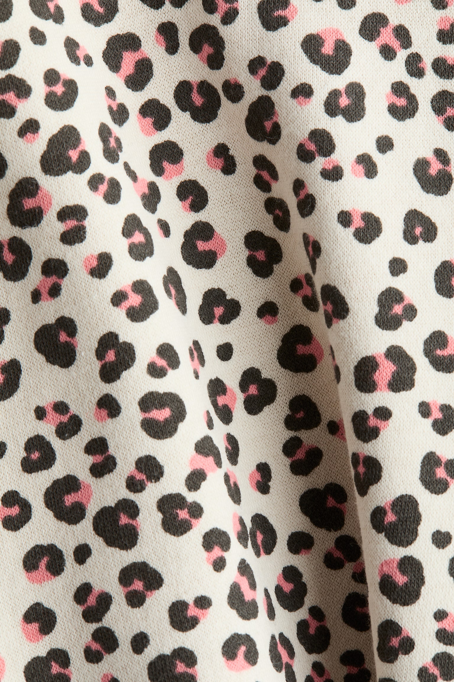 Printed hoodie - Cream/Leopard print - 2