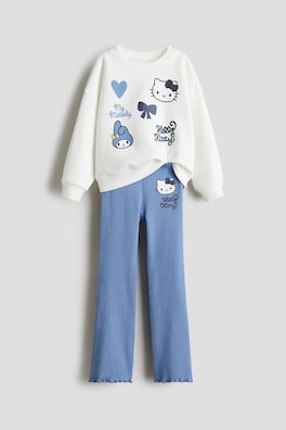 2-delat set med sweatshirt och leggings