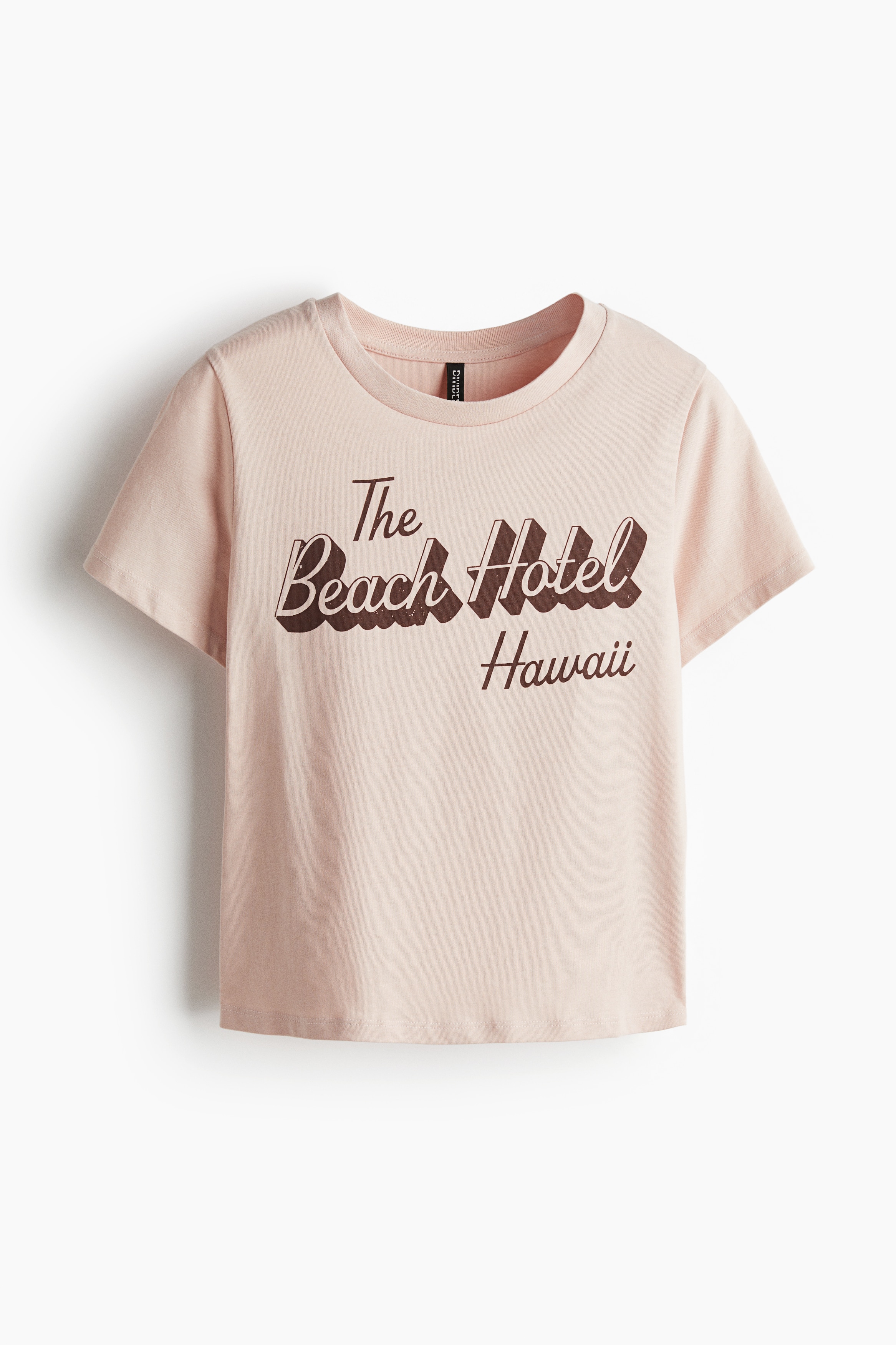Cotton T-shirt-Powder pink/Beach Hotel