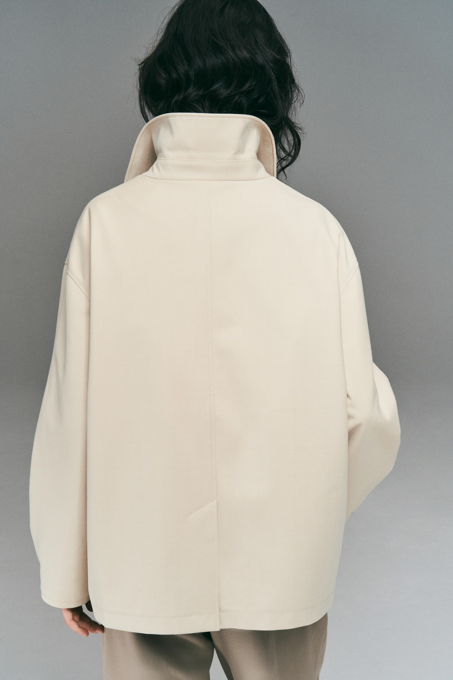 트윌 재킷 - 라이트 베이지 - 5