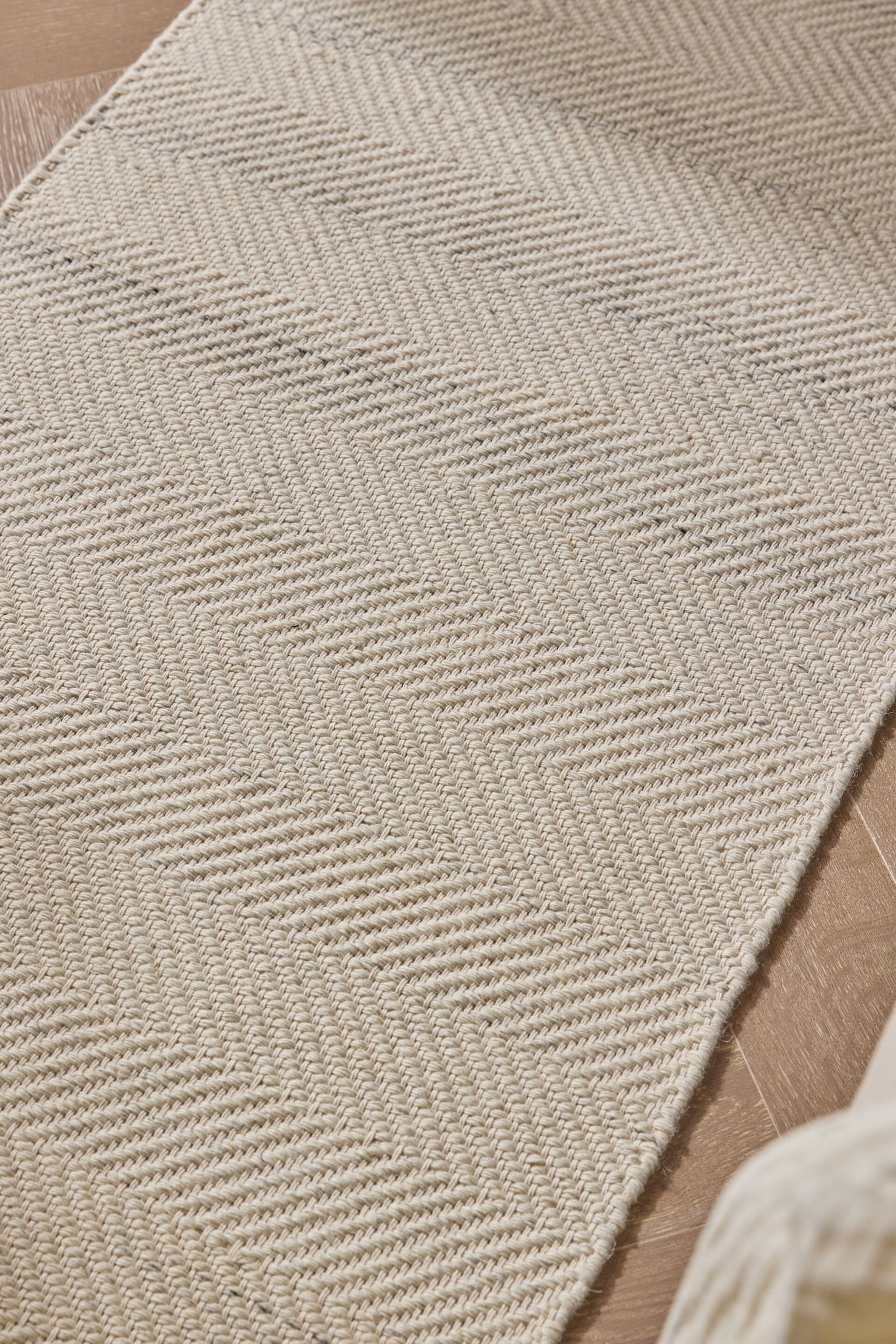 Tapis De Couloir En Laine Lars - Crème - 4