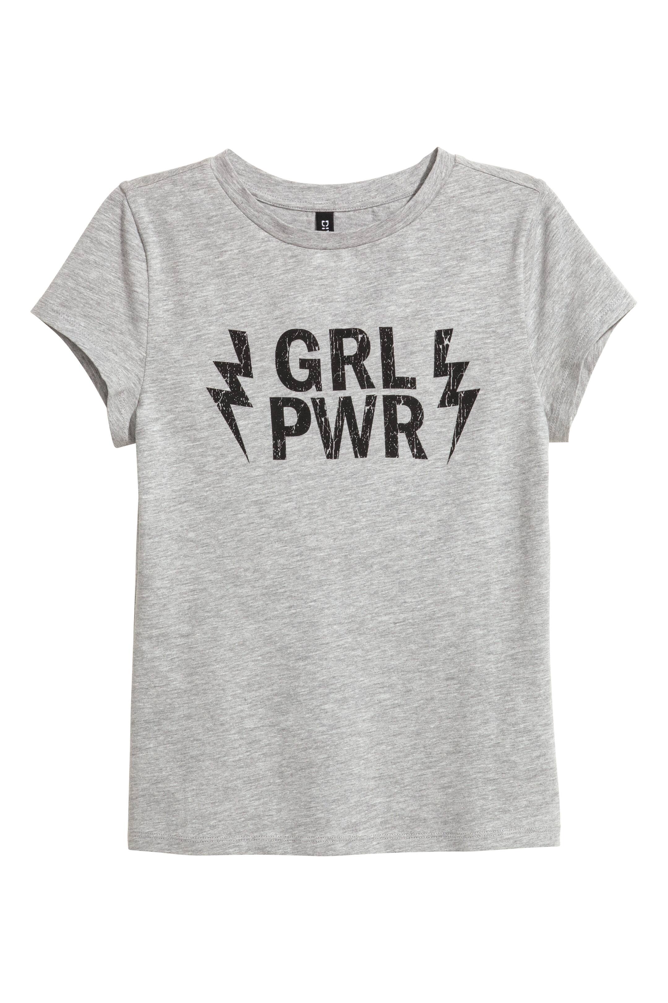 View larger image: T-shirt - Grey - Ladies | H&M GB 1