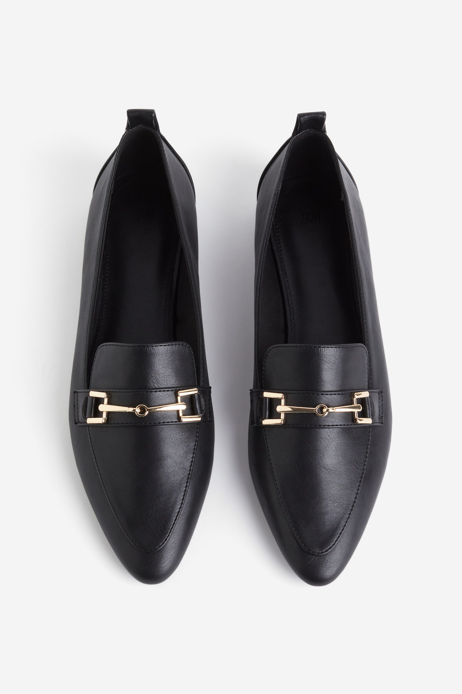 Pointed Loafers - Black - 1