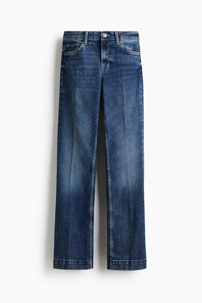 Bootcut Regular Jeans - Denimblau/Mattes Denimblau/Dunkles Denimblau/Schwarz - 1