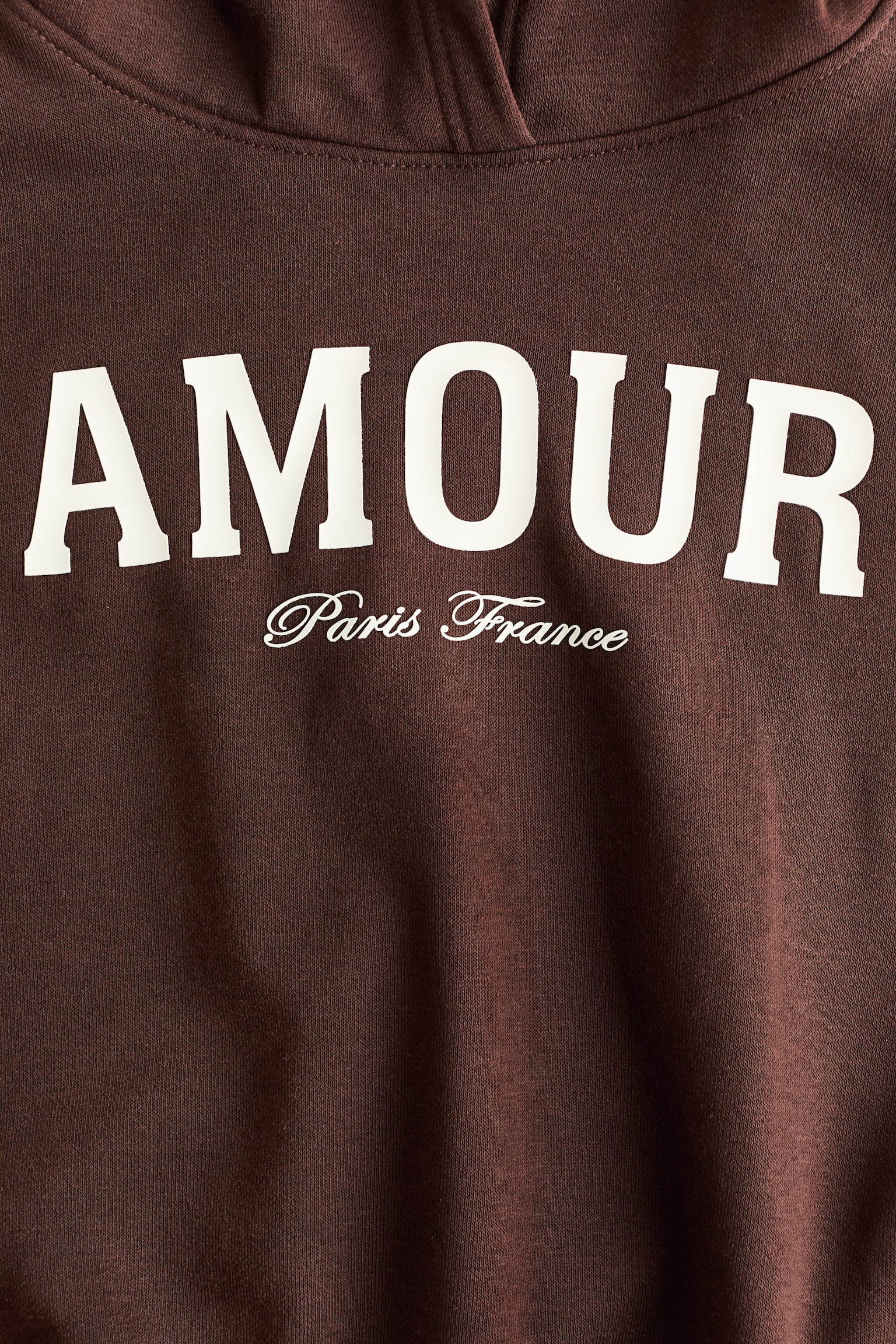 Oversized motif-detail hoodie - Dark brown/Amour/Light blue/Bow/White/Le Marais - 2