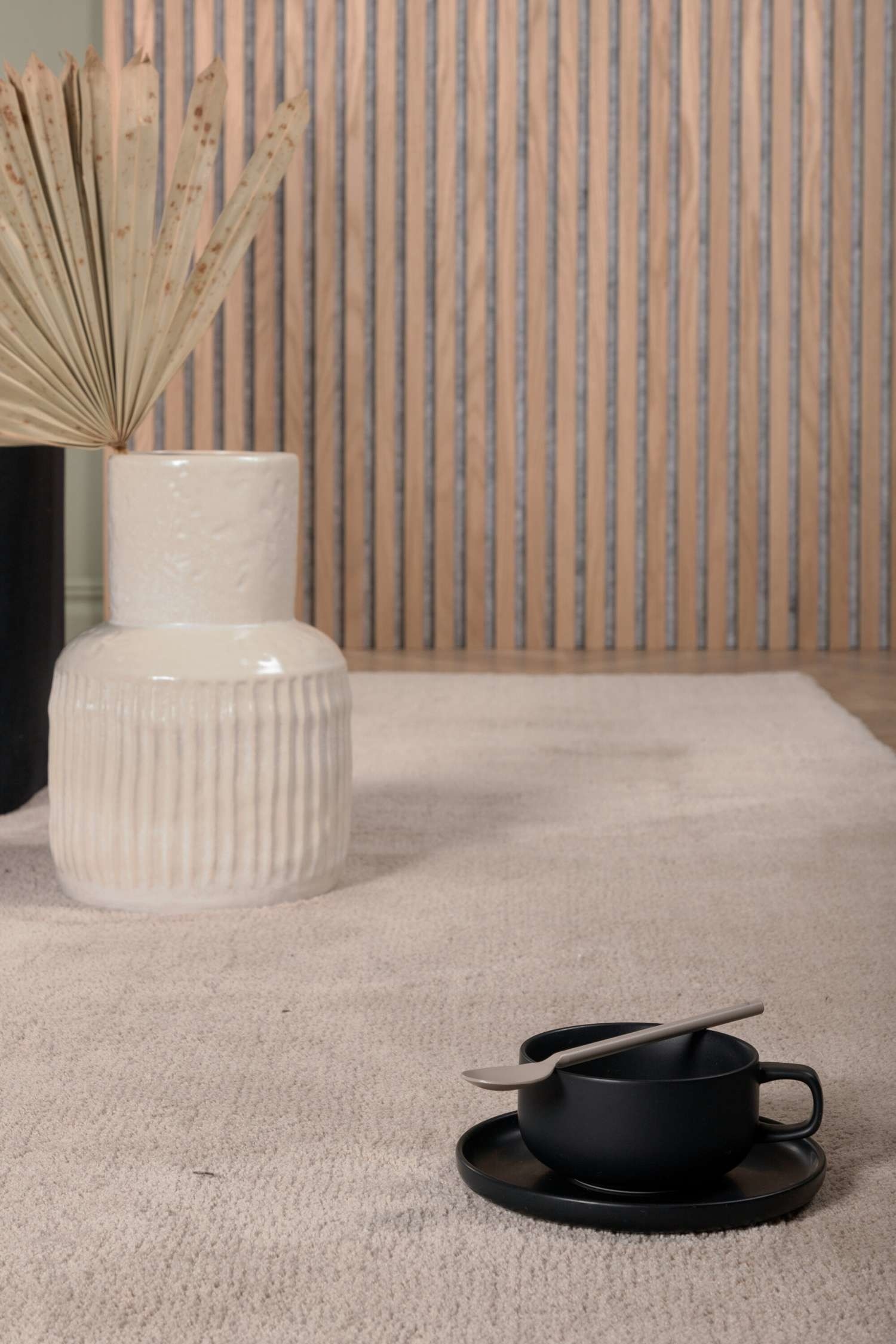 Undra Tæppe - Polyester, Beige