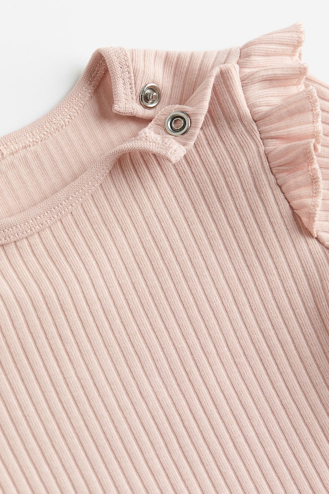 Ribbed cotton set - Light beige/Light pink/Bright pink/Light green/Blue striped/dc/dc/dc/dc - 2