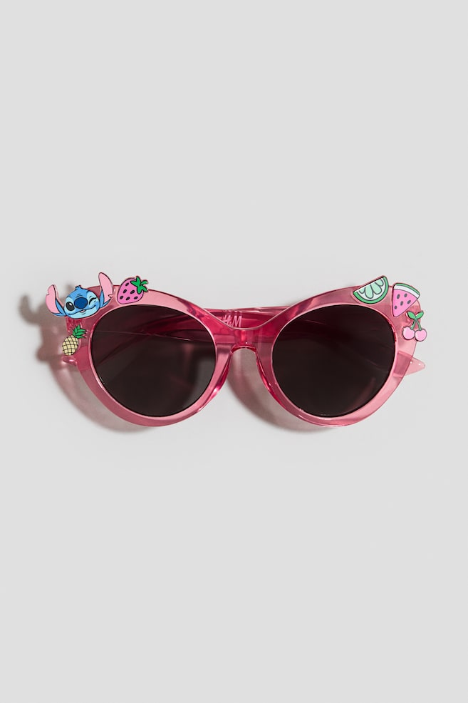 Appliquéd sunglasses - Pink/Lilo & Stitch/Red/Hello Kitty - 1