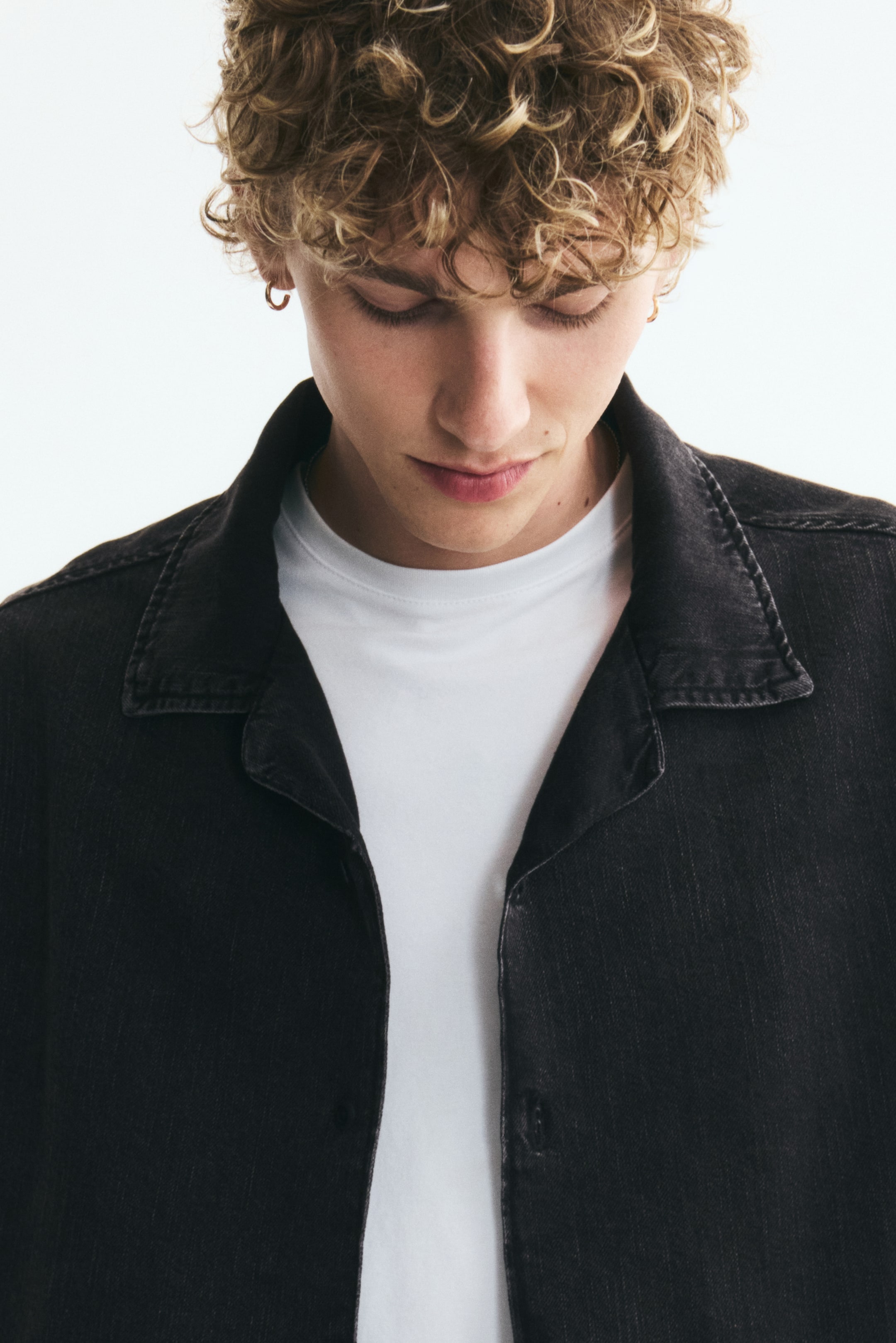 Regular-Fit Denim Resort Shirt