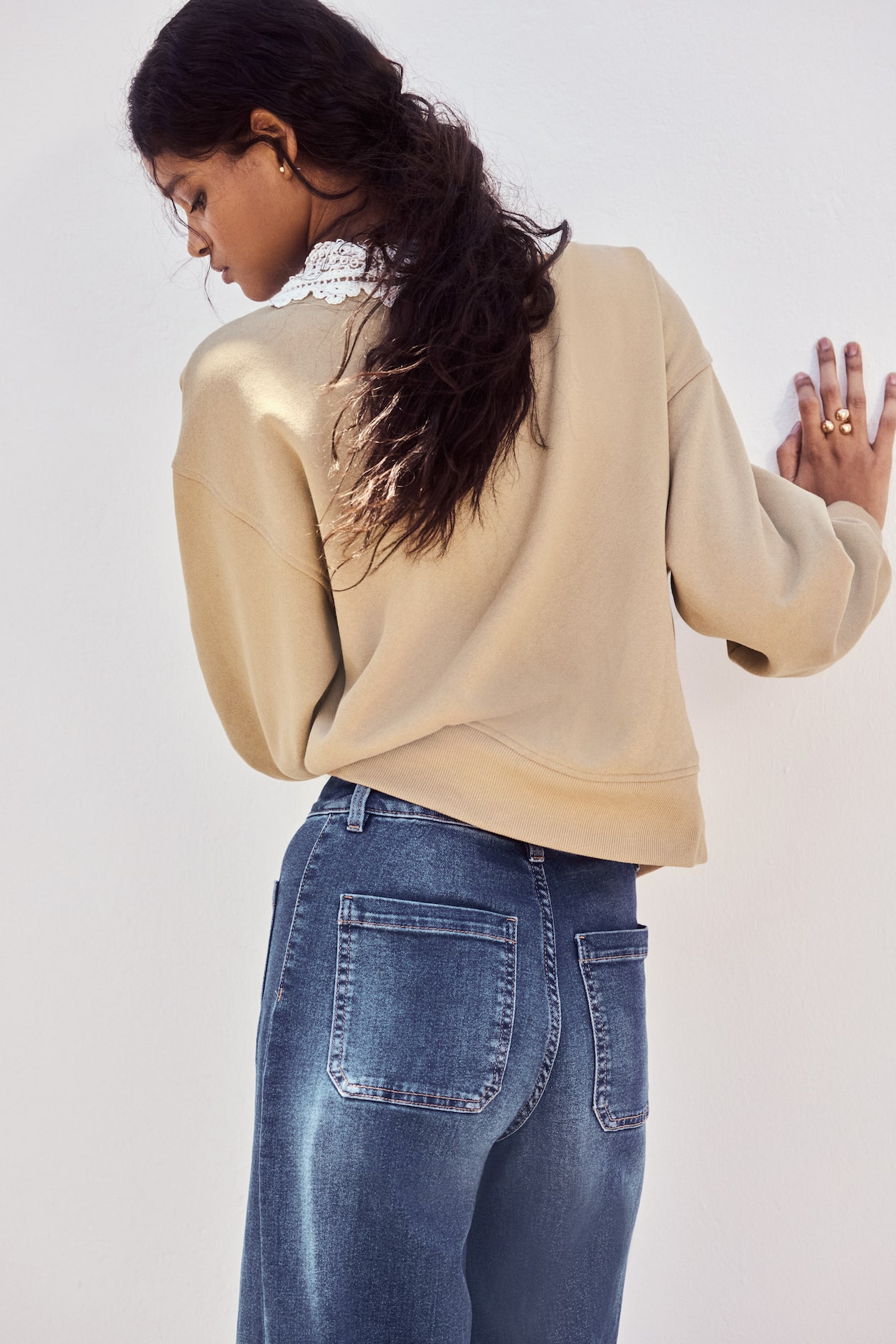 Wide High Waist Jeans - image 2