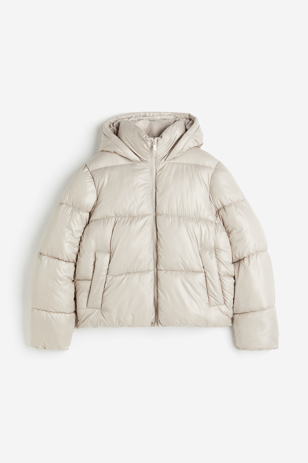 Puffer Jacket mit Kapuze Naturweiß Ladies H&M DE