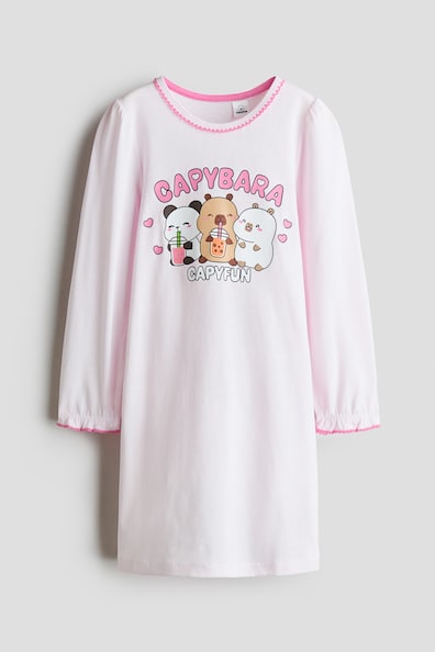 プリントコットンナイティ