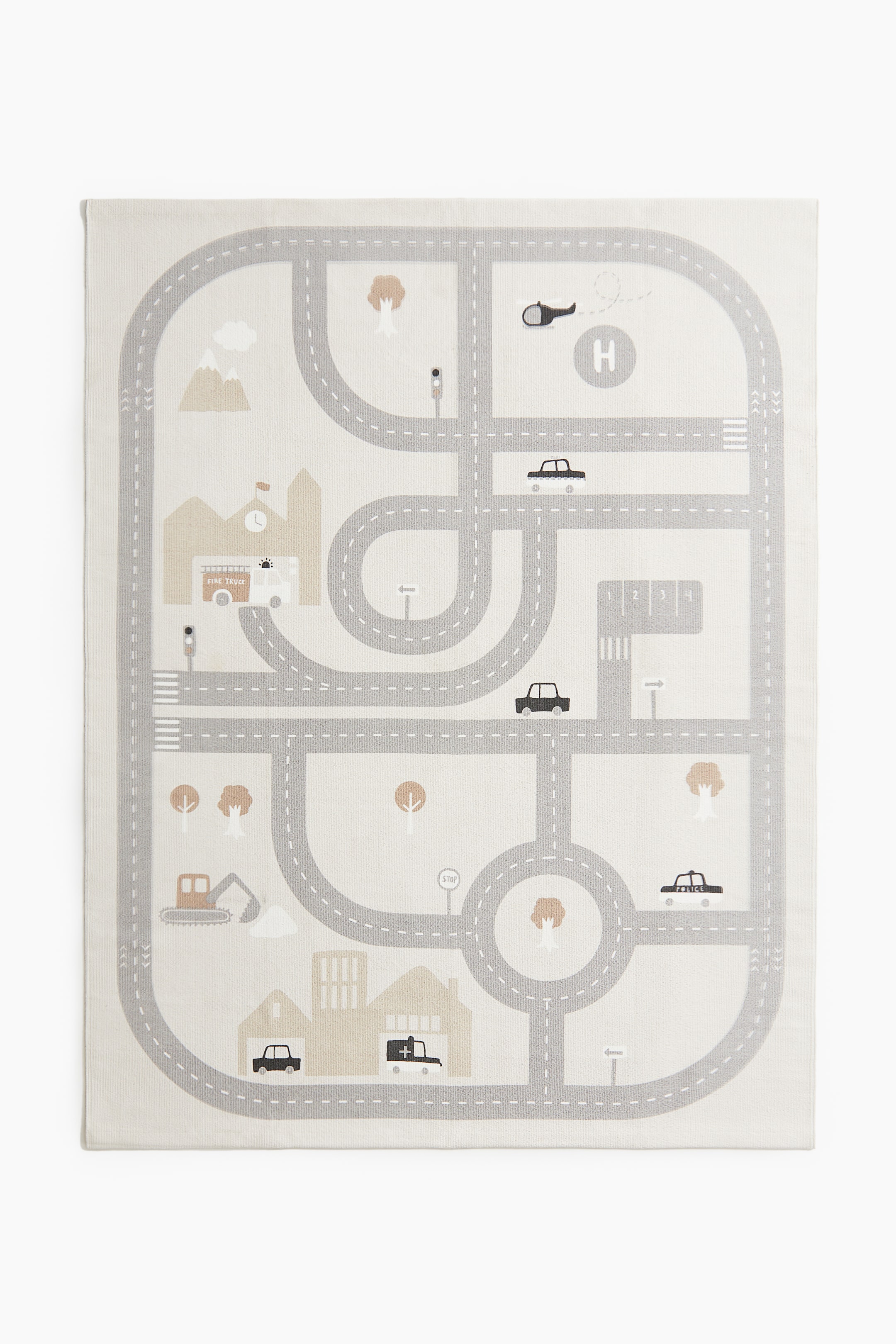 Road playmat - Light beige/City roads - Home All | H&M GB