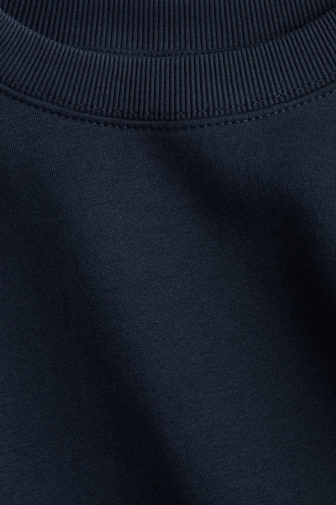 Oversized sweatshirt - Navy blue/Dark greige/Black/Dark red/Light grey marl/Light turquoise - 4