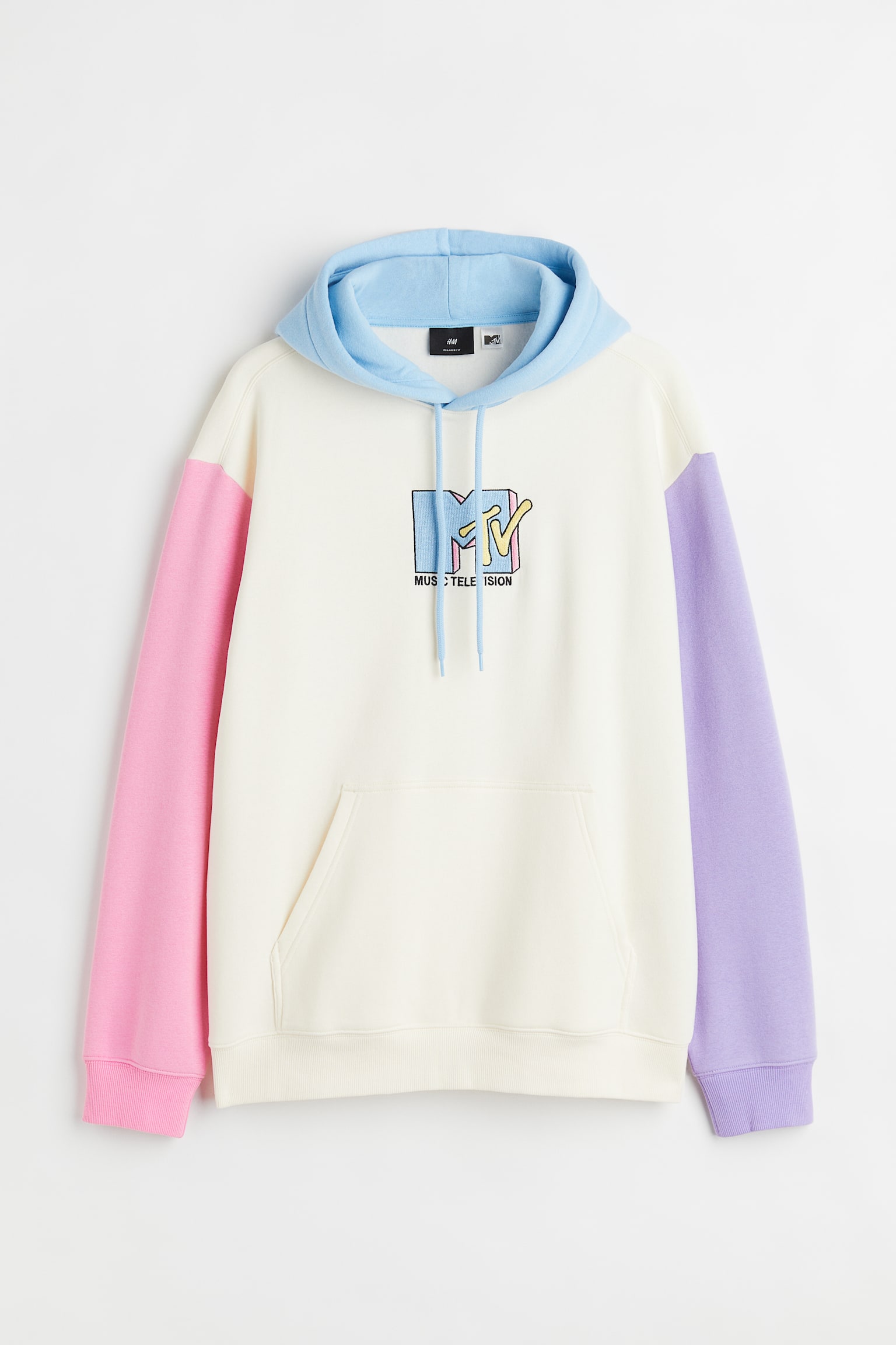 Relaxed Fit Hoodie - Pink/MTV